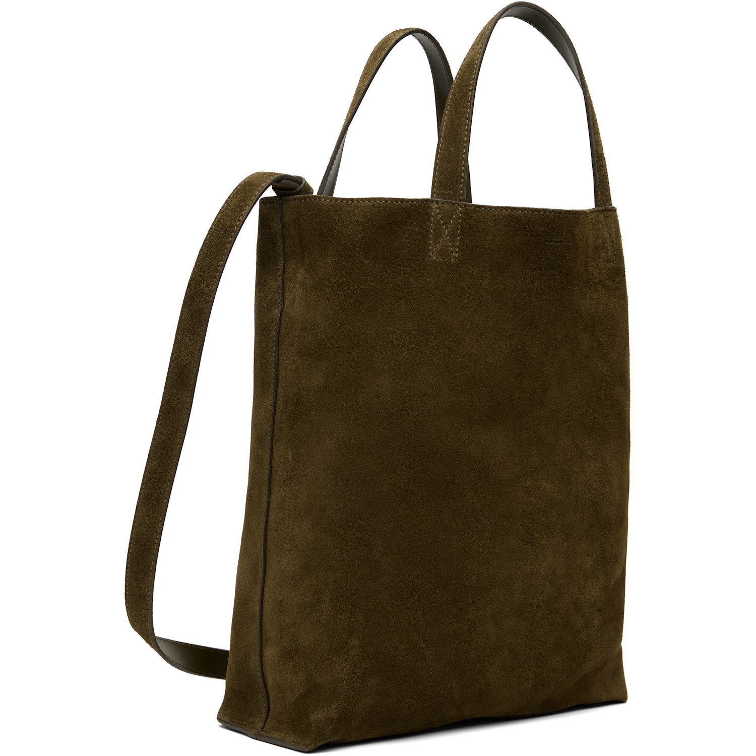  A.p.c. Khaki Cabas Maiko Medium Tote 