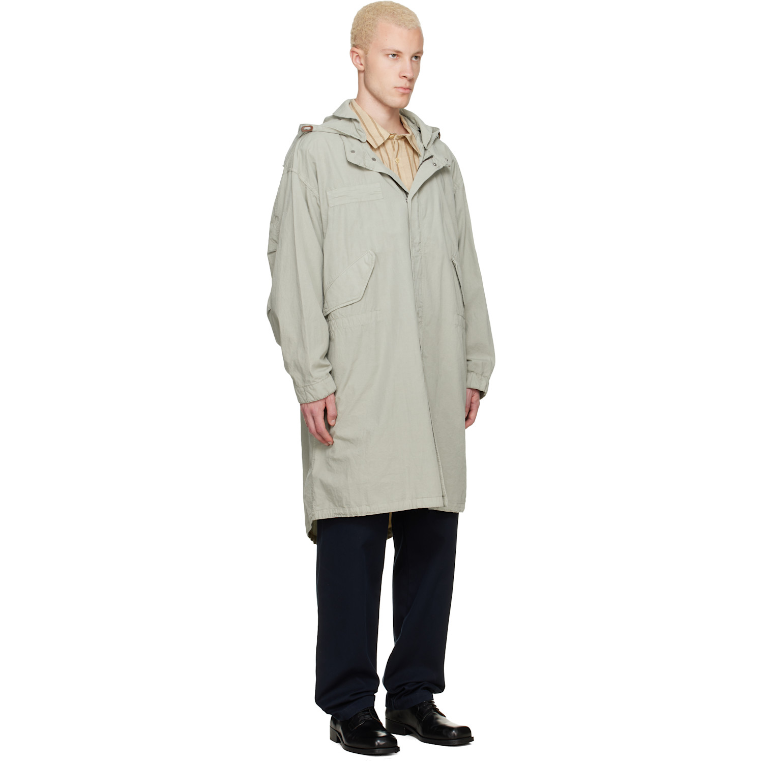  A.p.c. Beige Curtis Parka 