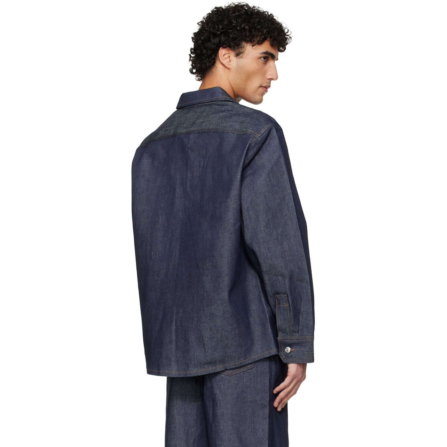  A.p.c. Navy Japanese Denim Jacket 