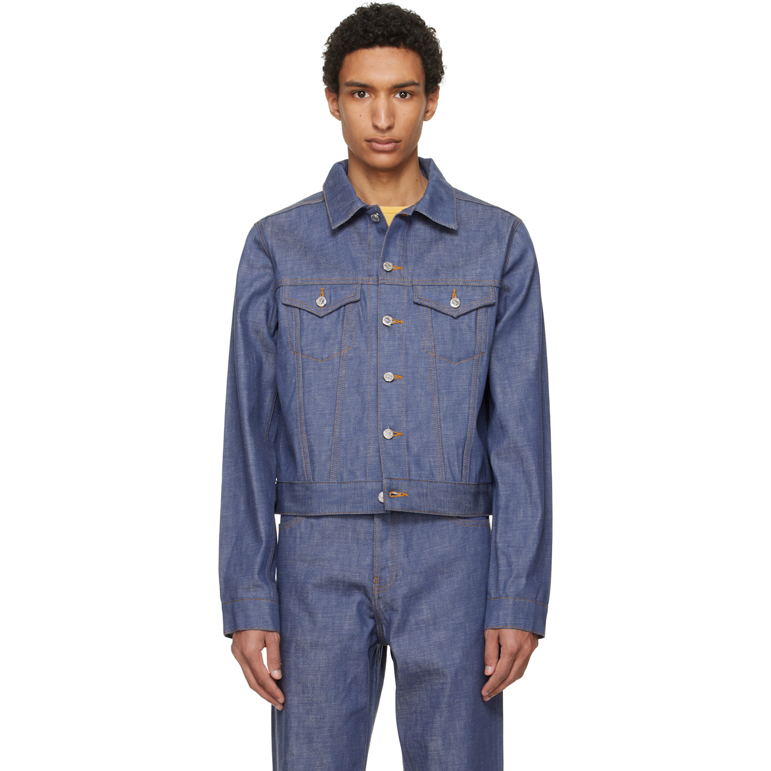 A.P.C. Blue Lenny Denim Jacket