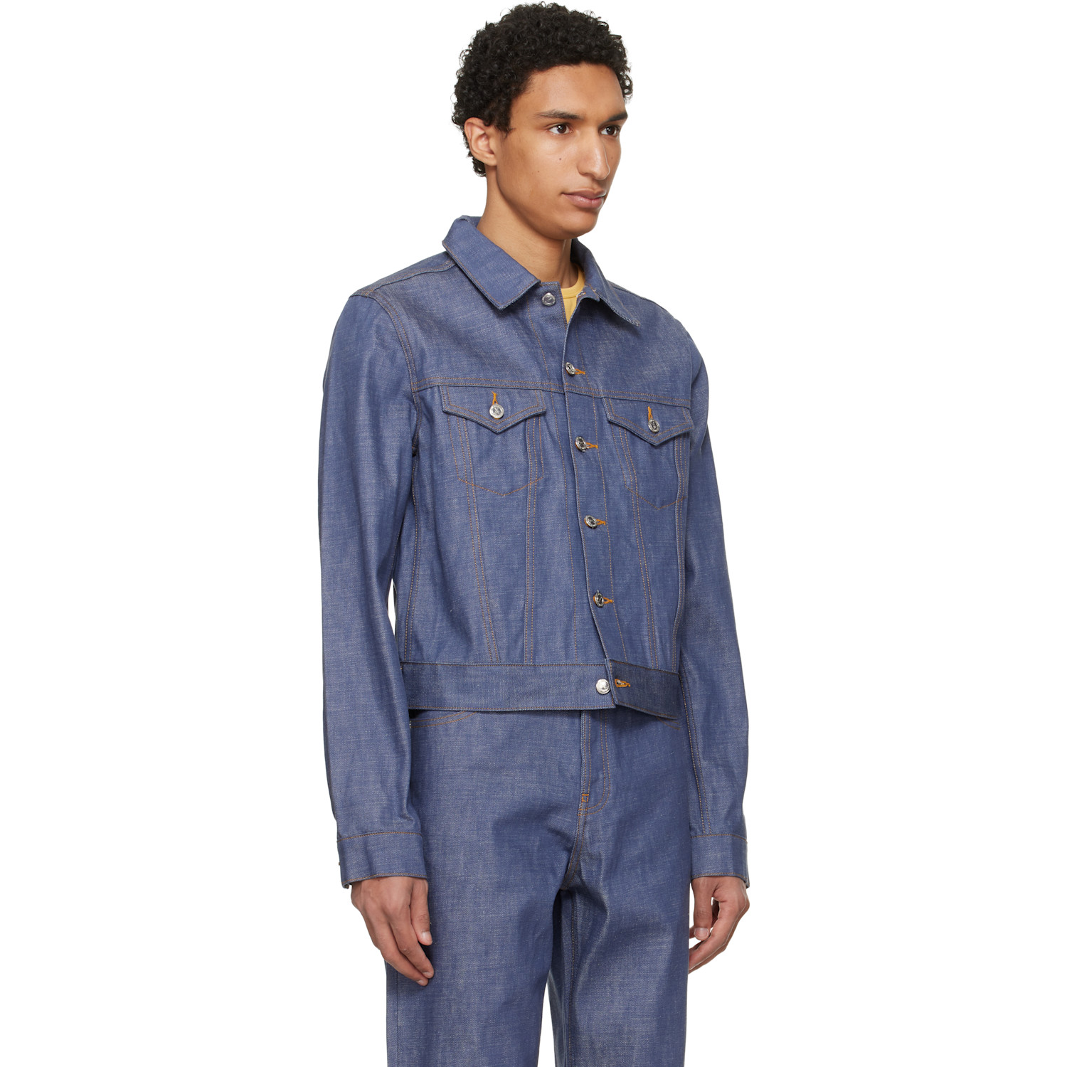  A.p.c. Blue Lenny Denim Jacket 