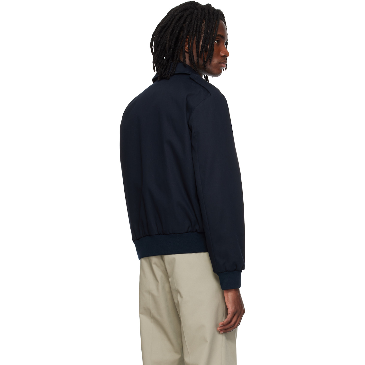  A.p.c. Navy Miles Bomber Jacket 