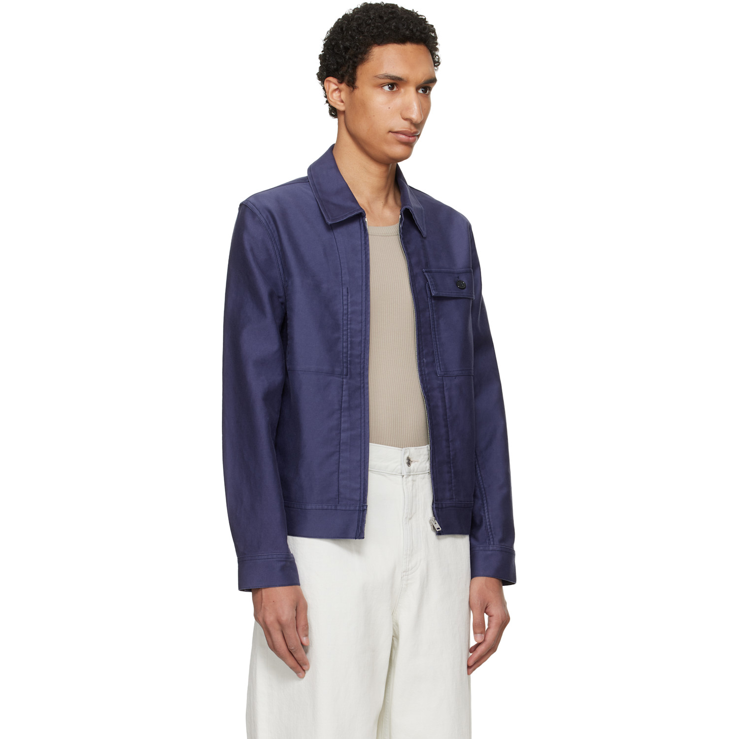  A.p.c. Blue Victor Jacket 