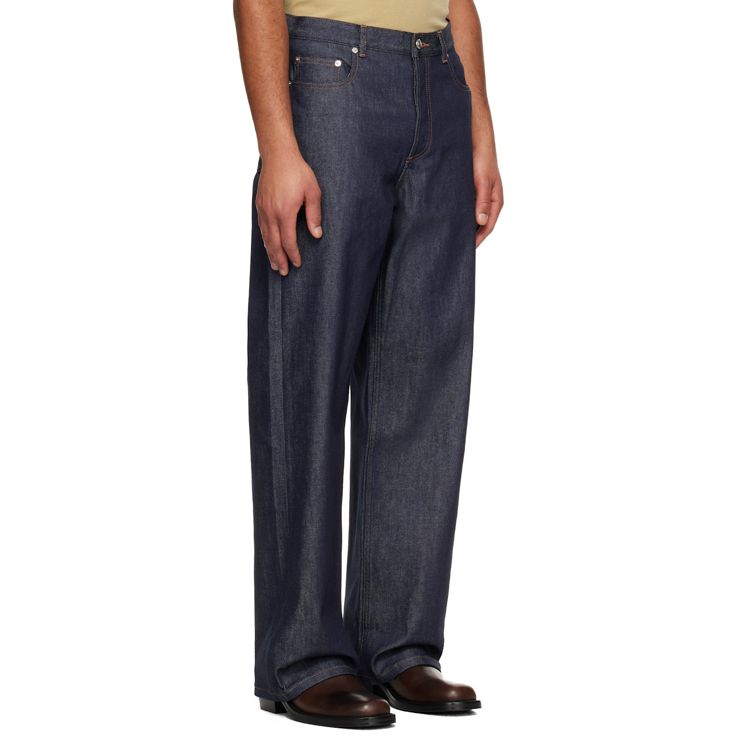  A.p.c. Navy Aaron Jeans 