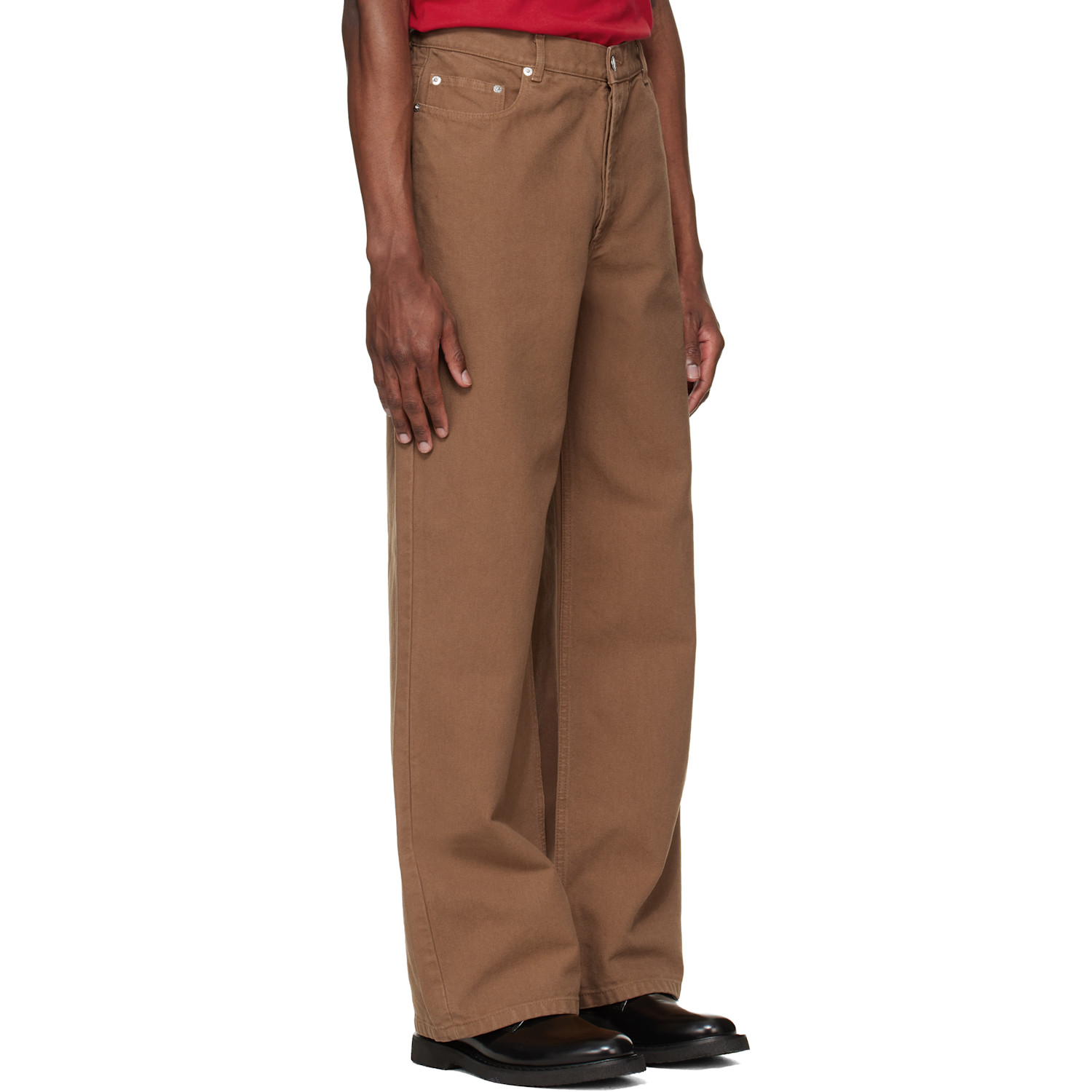  A.p.c. Brown Aaron Jeans 