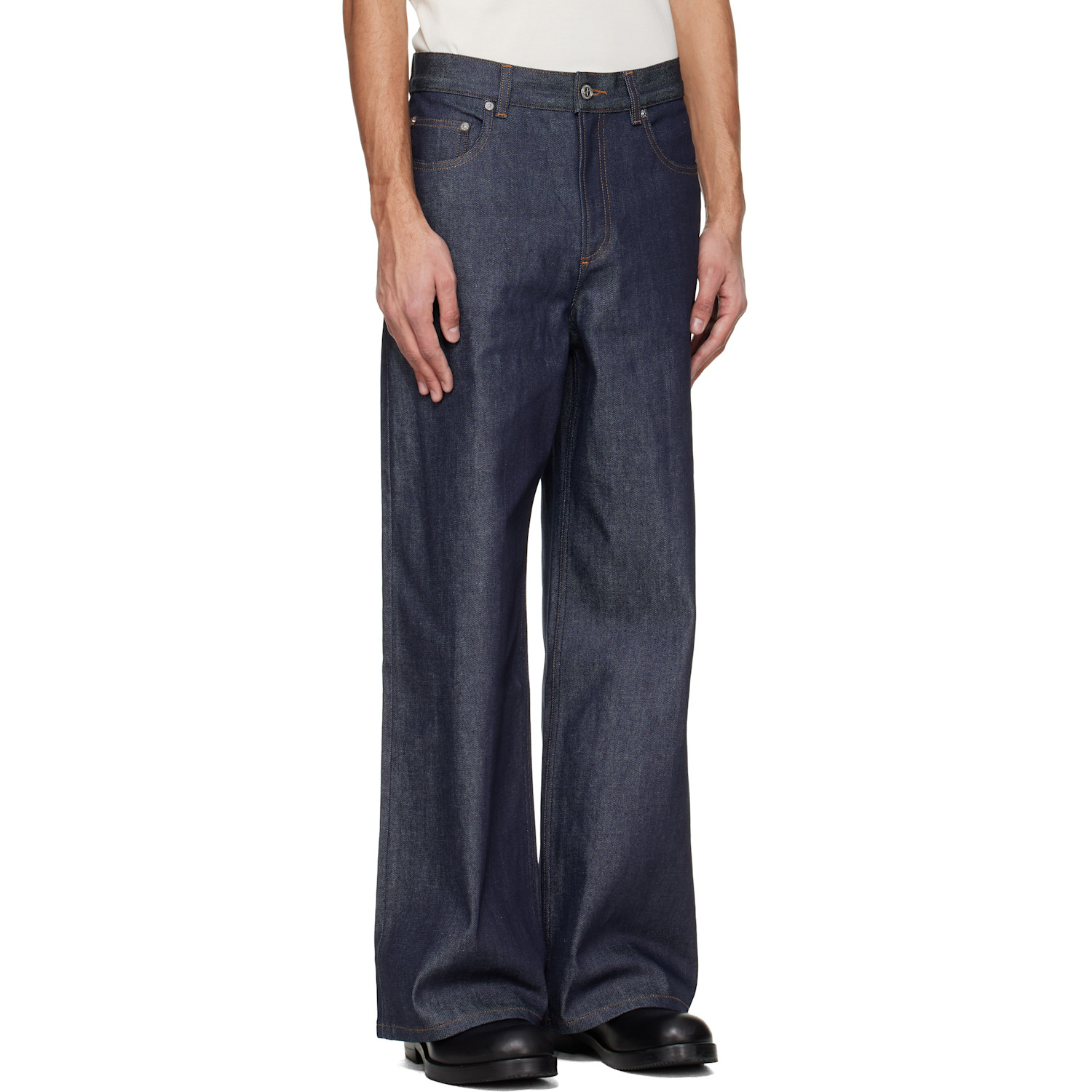  A.p.c. Navy Clyde Jeans 