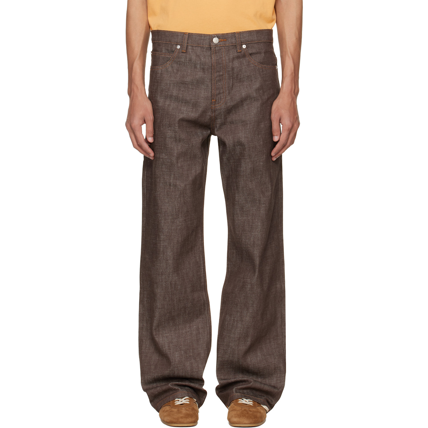 A.P.C. Brown Arno Jeans