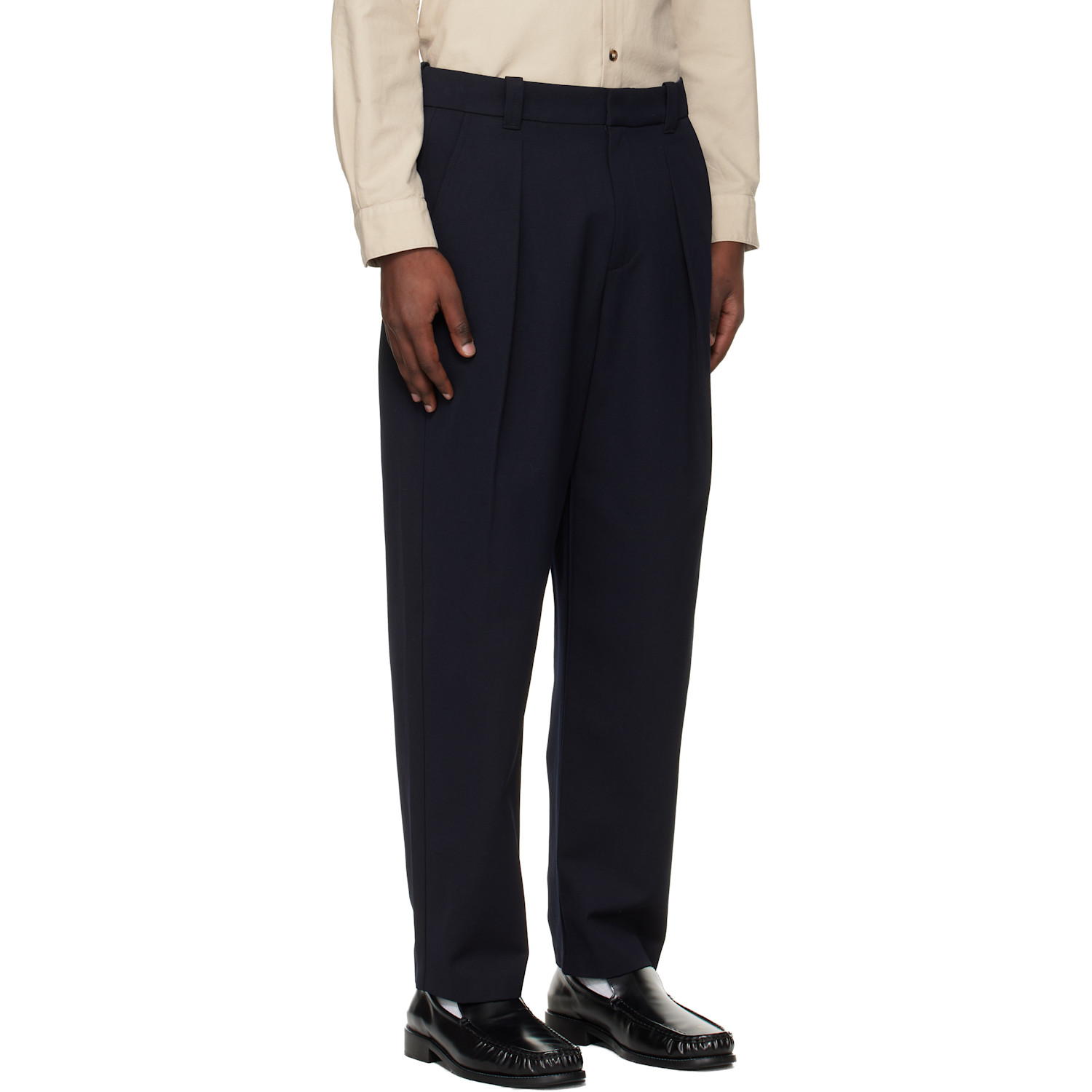  A.p.c. Navy Renato Trousers 