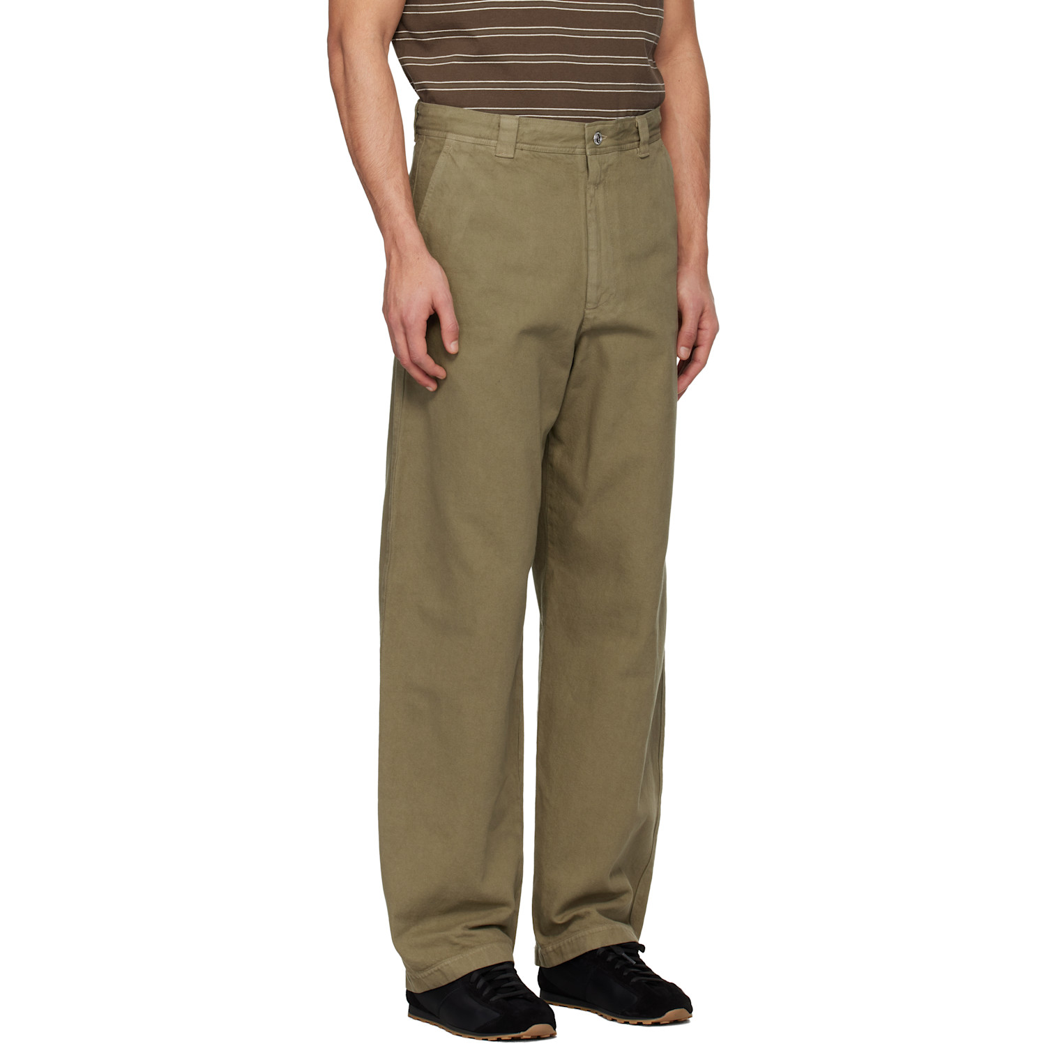  A.p.c. Khaki Chino Trousers 
