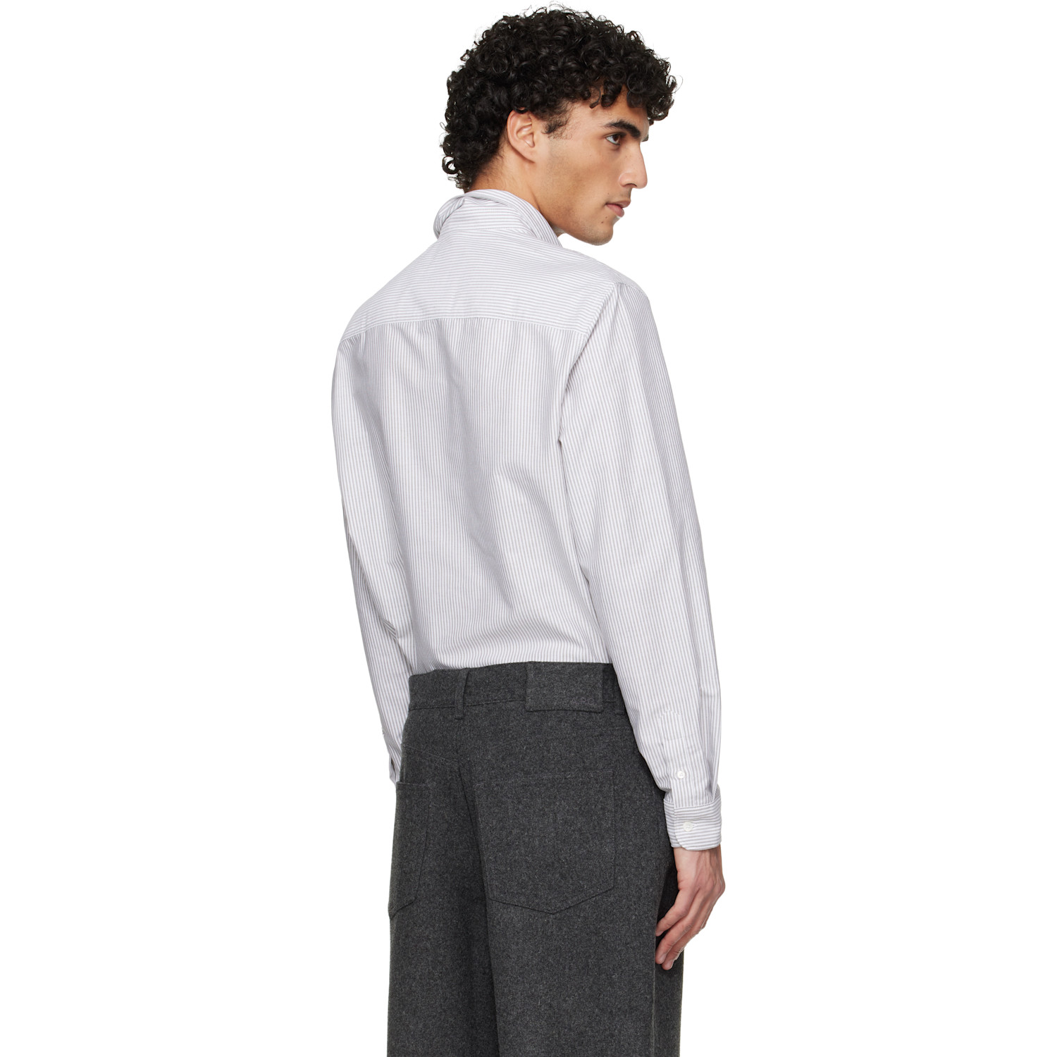  A.p.c. White & Khaki Greg Shirt 
