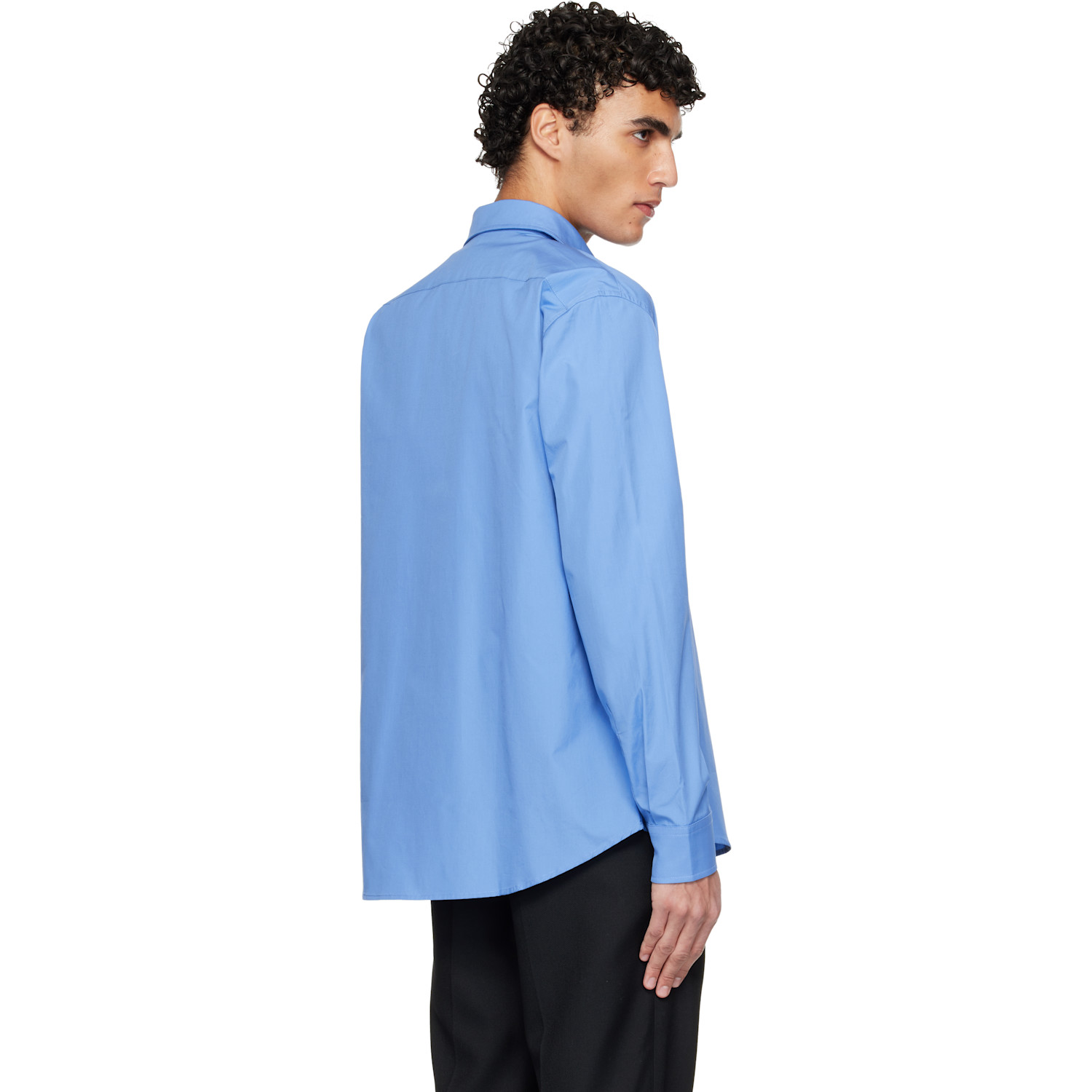  A.p.c. Blue Organic Cotton Shirt 