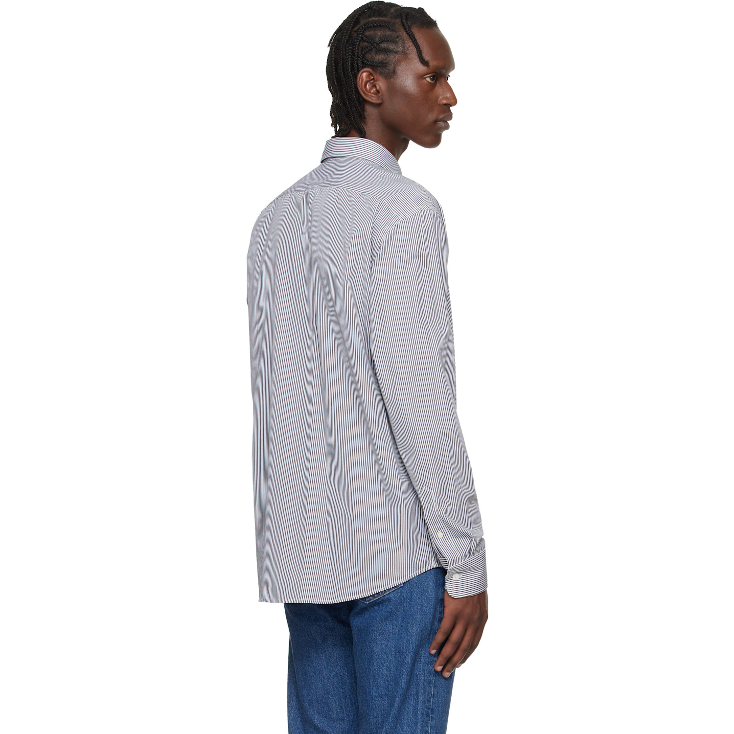  A.p.c. White & Black Owen Shirt 