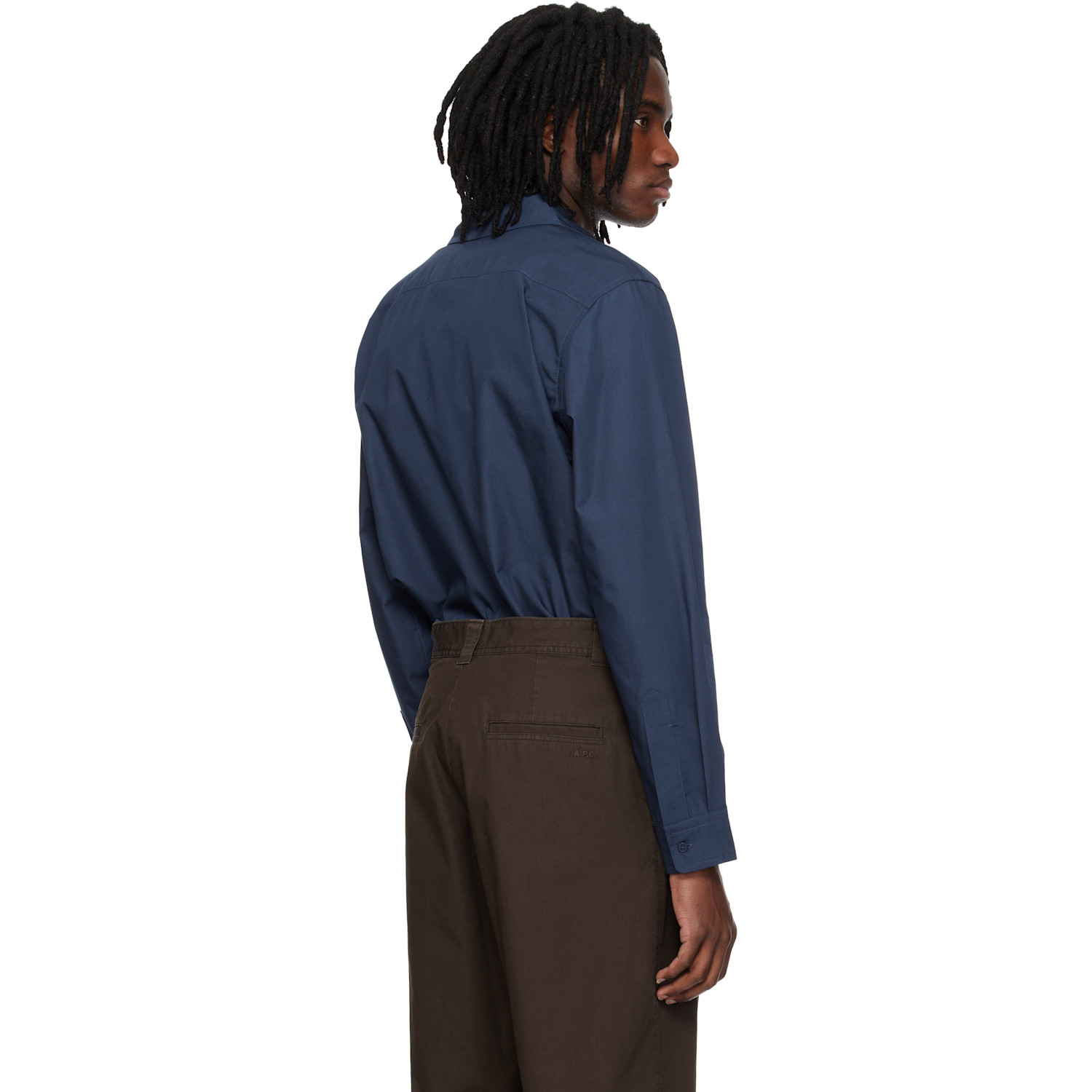  A.p.c. Navy Warren Shirt 