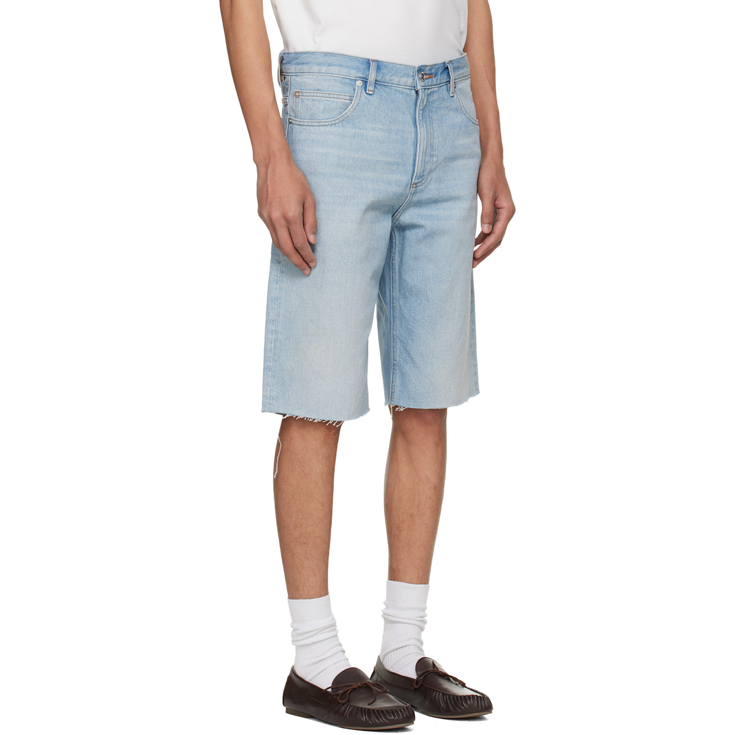  A.p.c. Blue Sam Denim Bermuda Shorts 