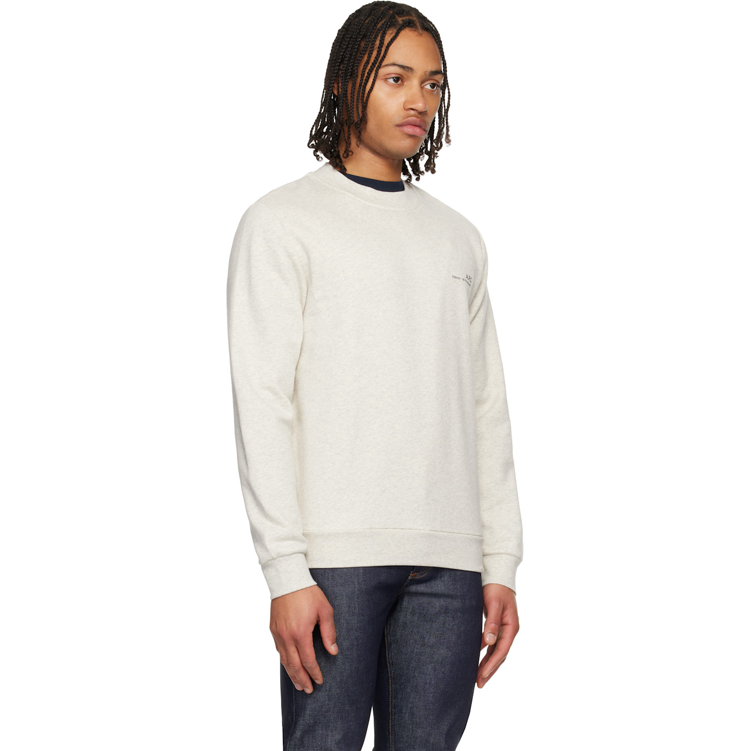  A.p.c. Gray Standard Item Sweatshirt 