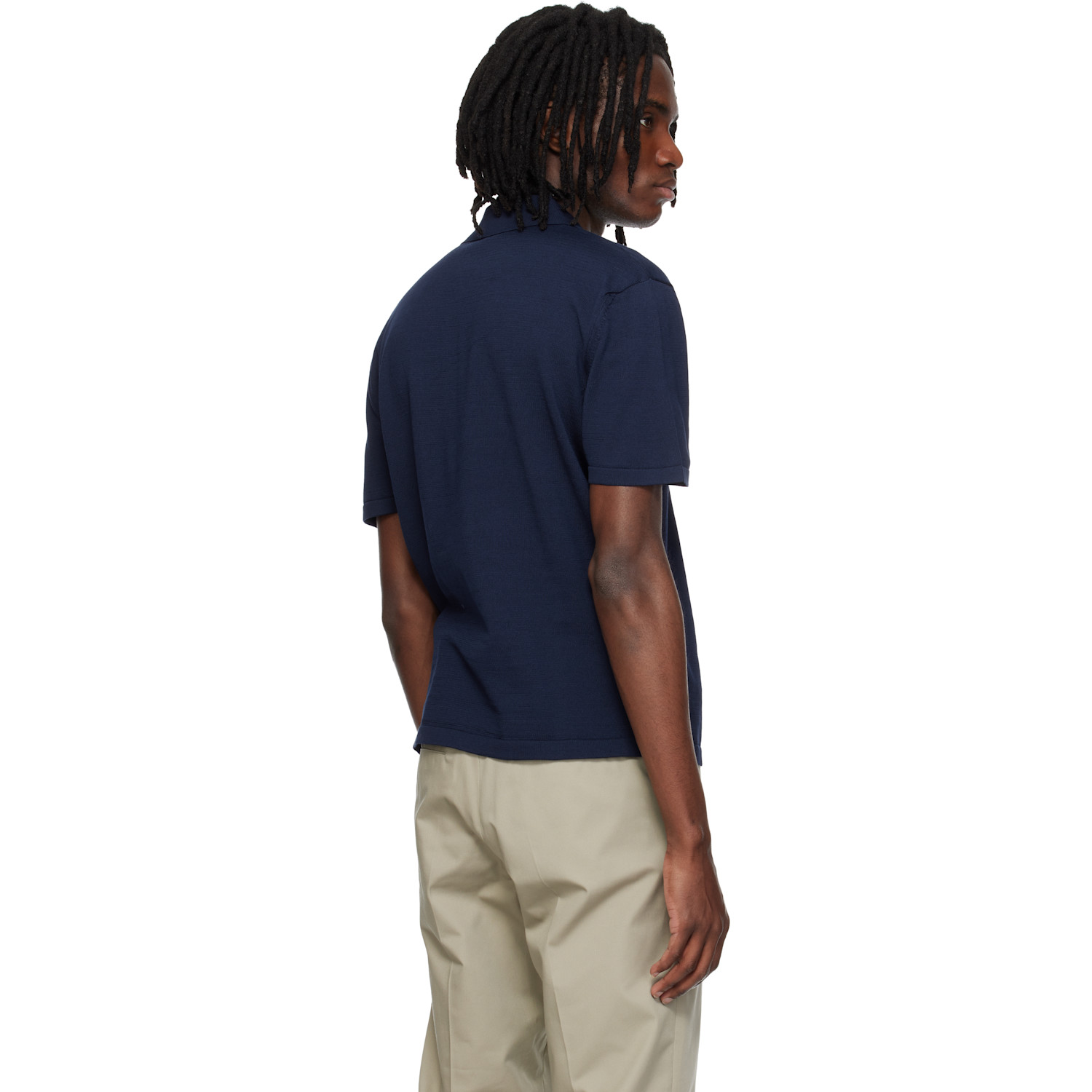  A.p.c. Navy Colin Polo 