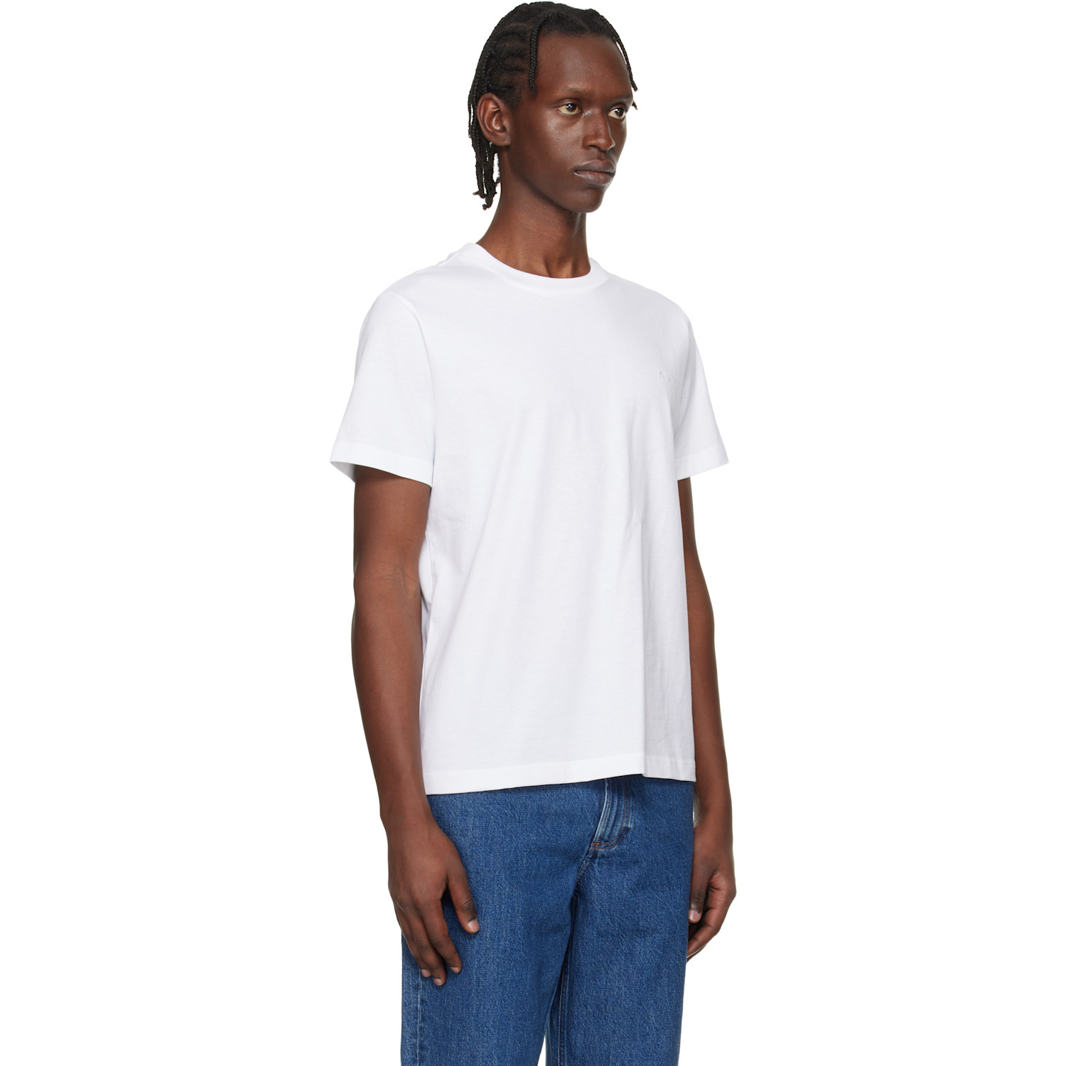  A.p.c. White Standard 'a.p.c.' Brodé T-shirt 