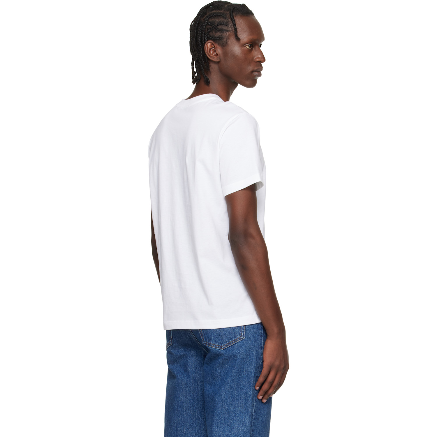  A.p.c. White Standard 'a.p.c.' Brodé T-shirt 
