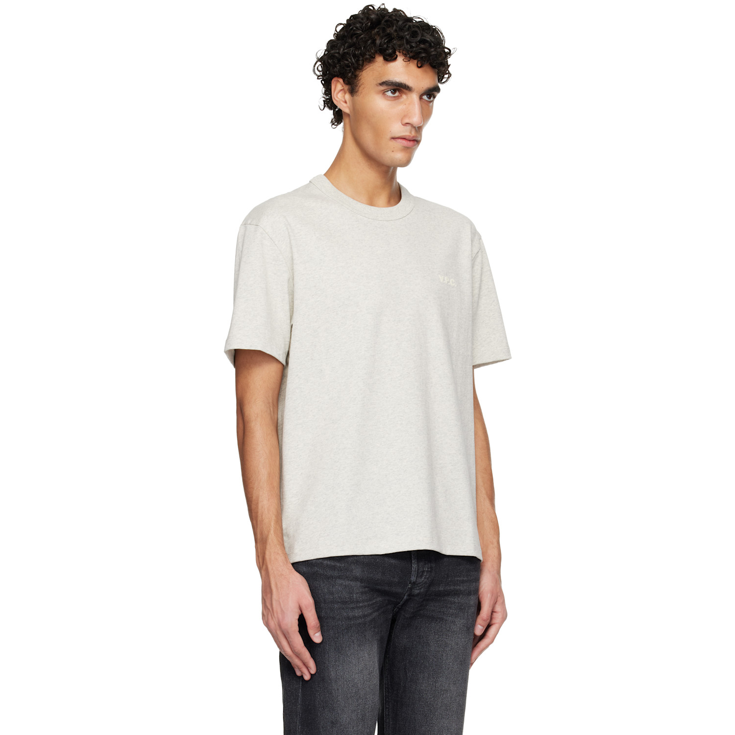  A.p.c. Gray Boxy Petit 'vpc' T-shirt 