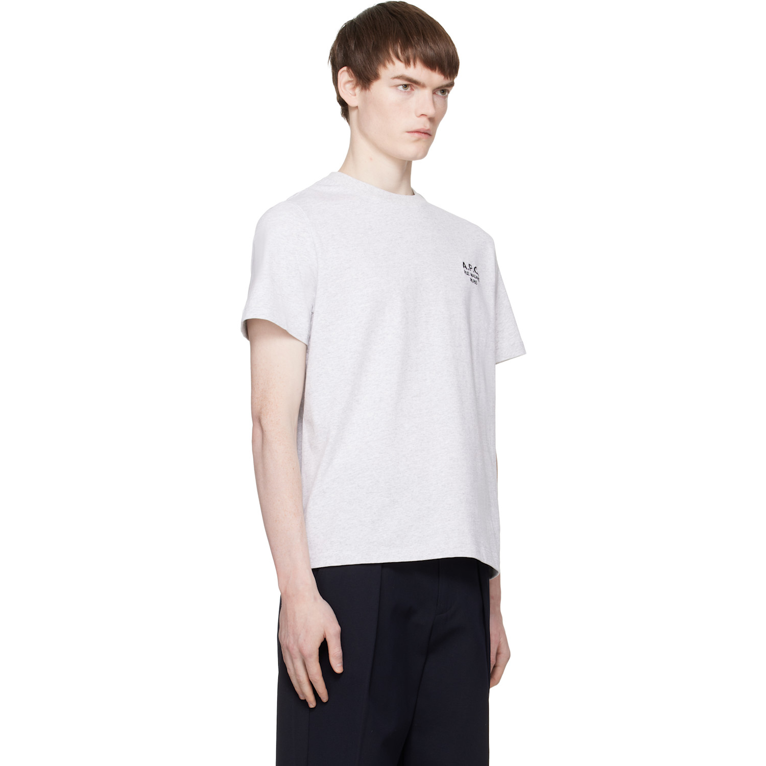  A.p.c. Gray Standard 'rue Madame' T-shirt 