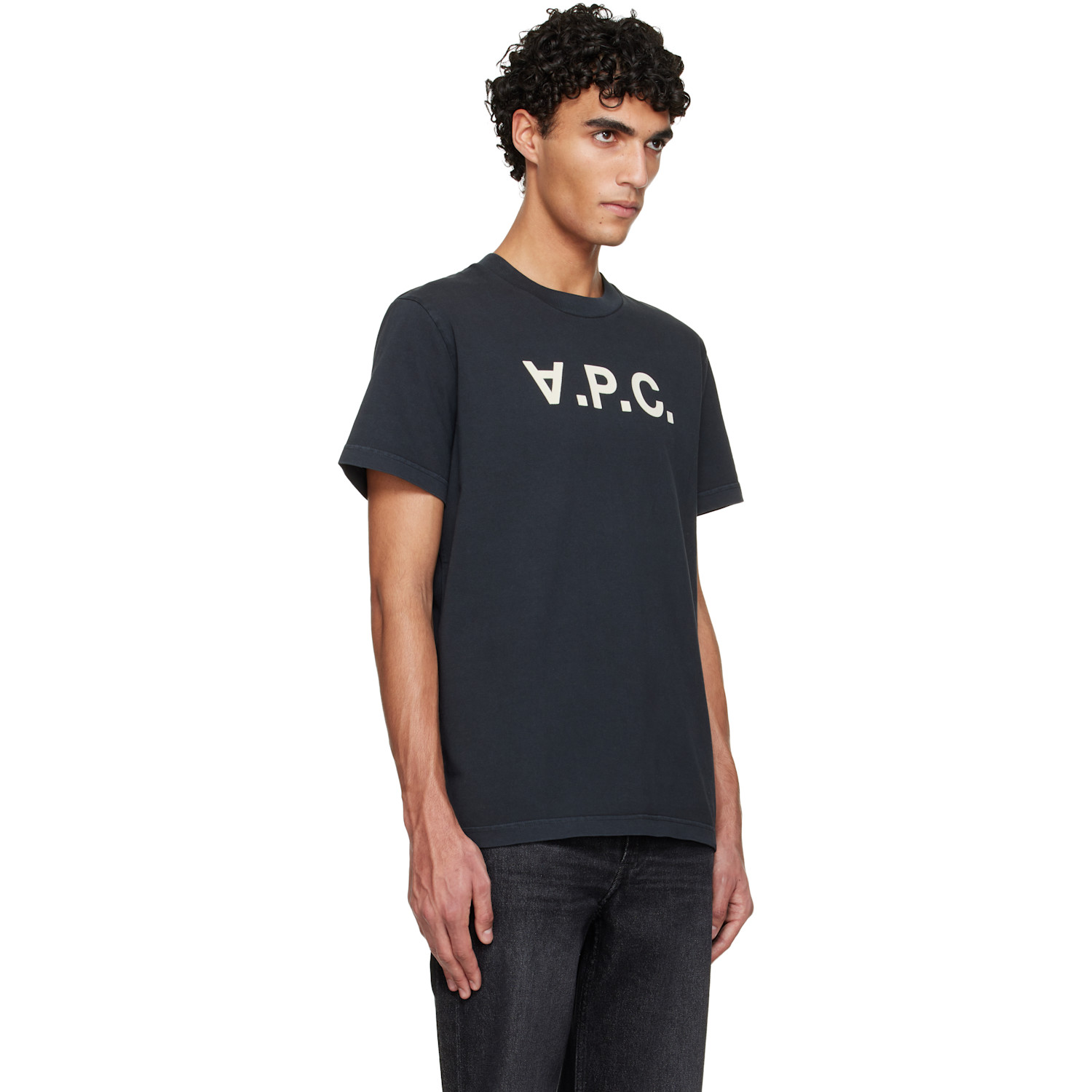  A.p.c. Black Standard Grand 'vpc' T-shirt 