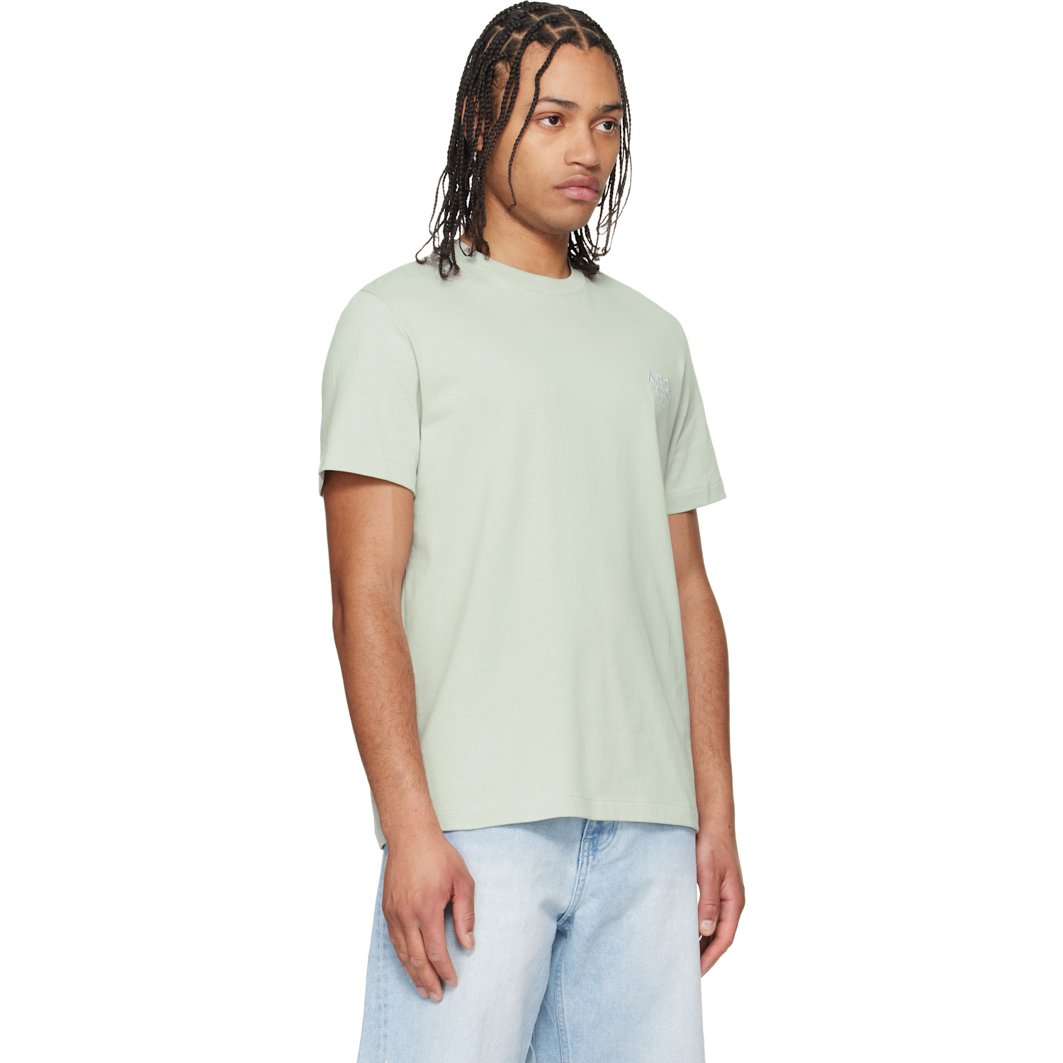  A.p.c. Gray Standard 'rue Madame' T-shirt 
