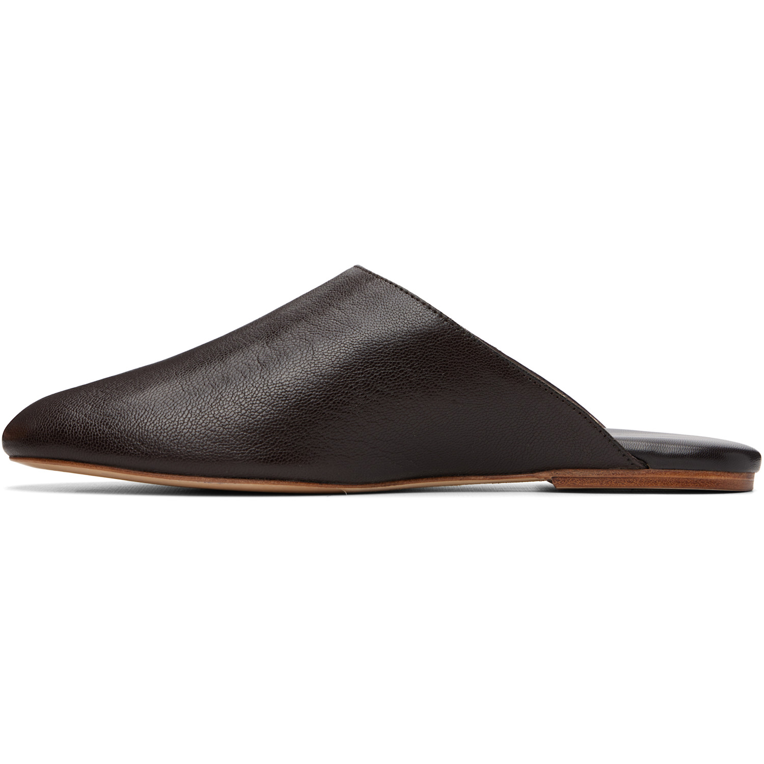  A.p.c. Brown 'les Mules' Slip-on Loafers 