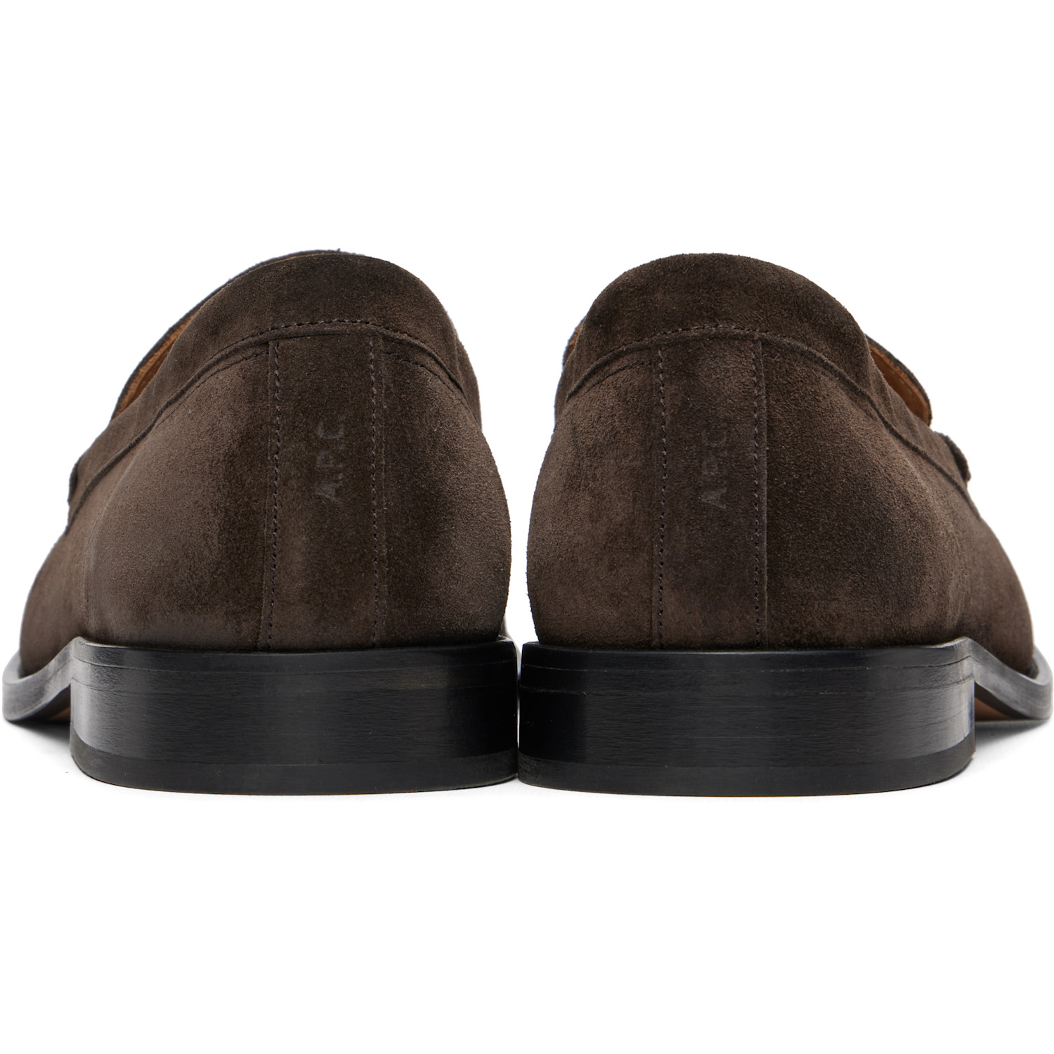  A.p.c. Brown Suede Loafers 