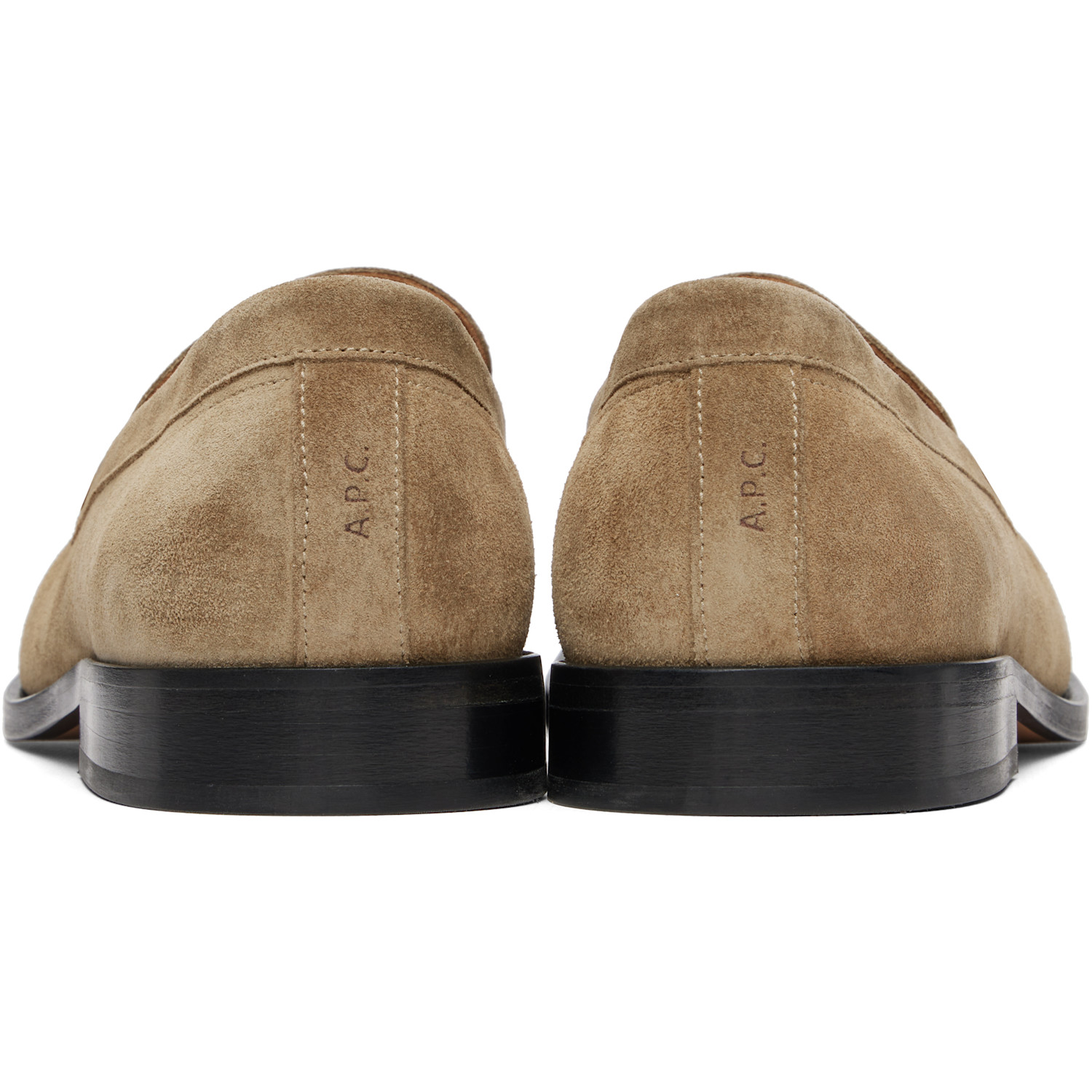  A.p.c. Beige Suede Loafers 