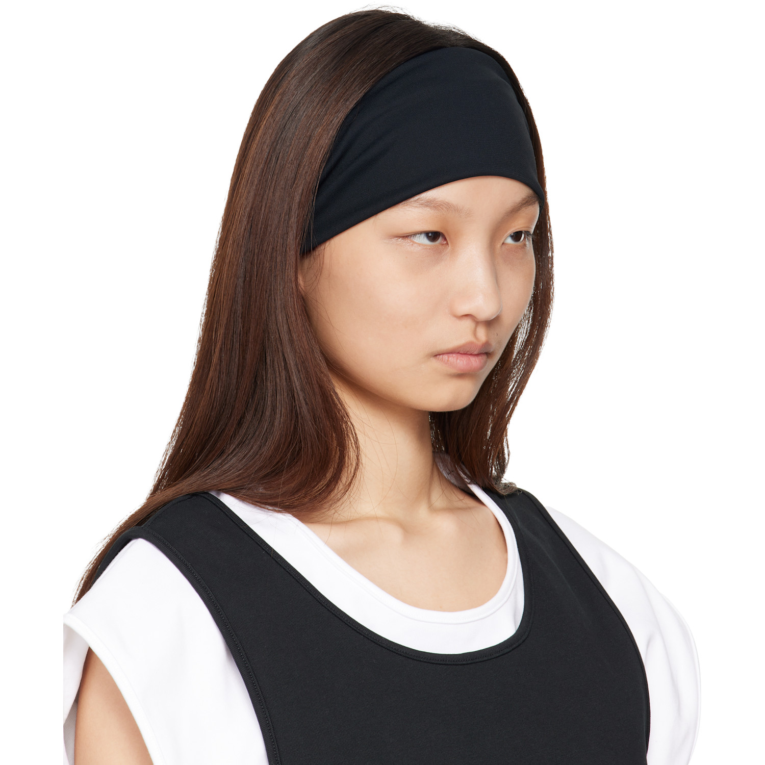  Lanvin Black Grosgrain Headband 