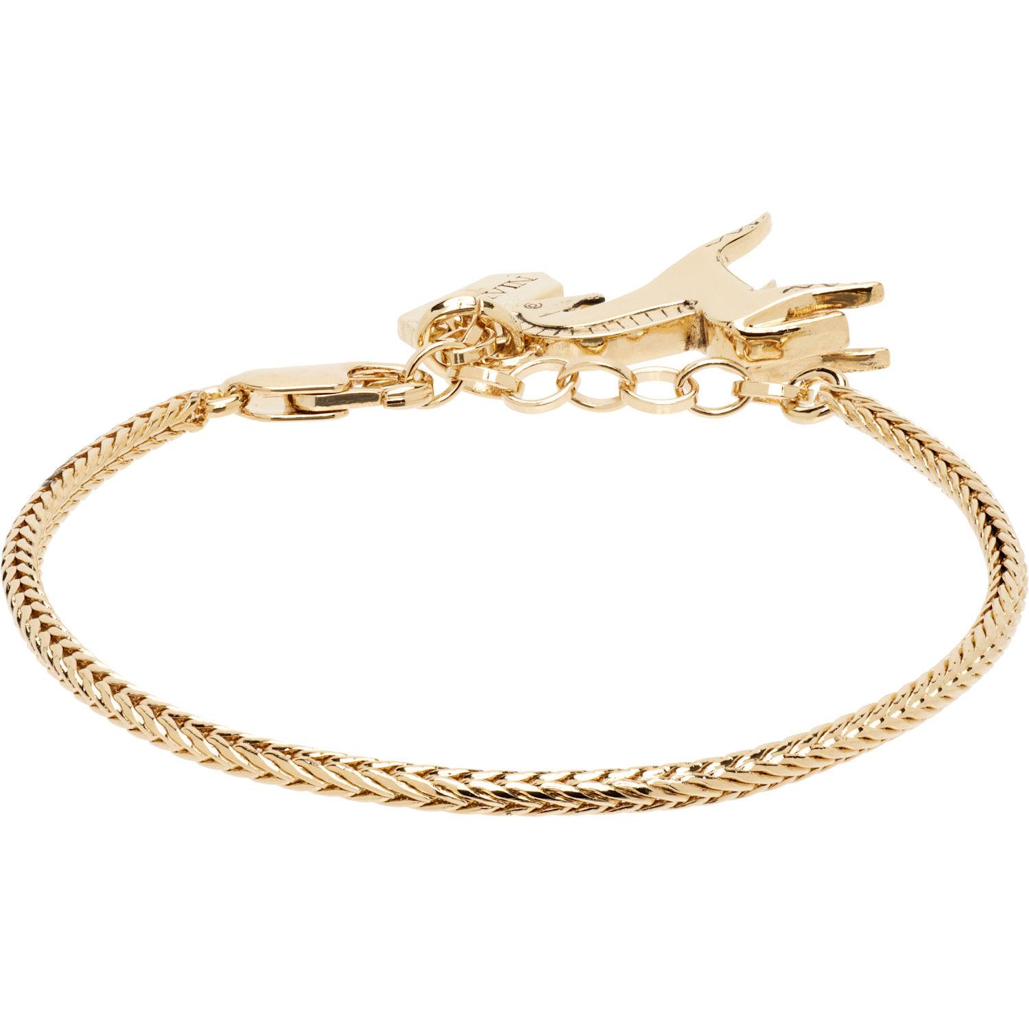  Lanvin Lunar Year Horse Pendant Bracelet 