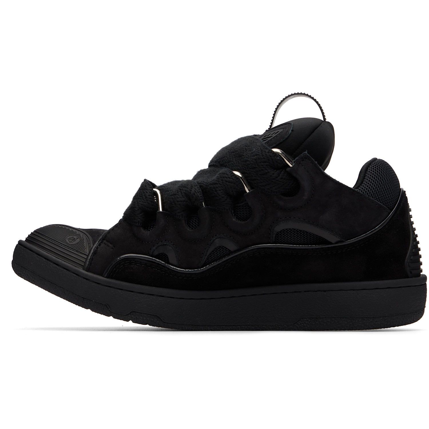  Lanvin Black Curb Sneakers 