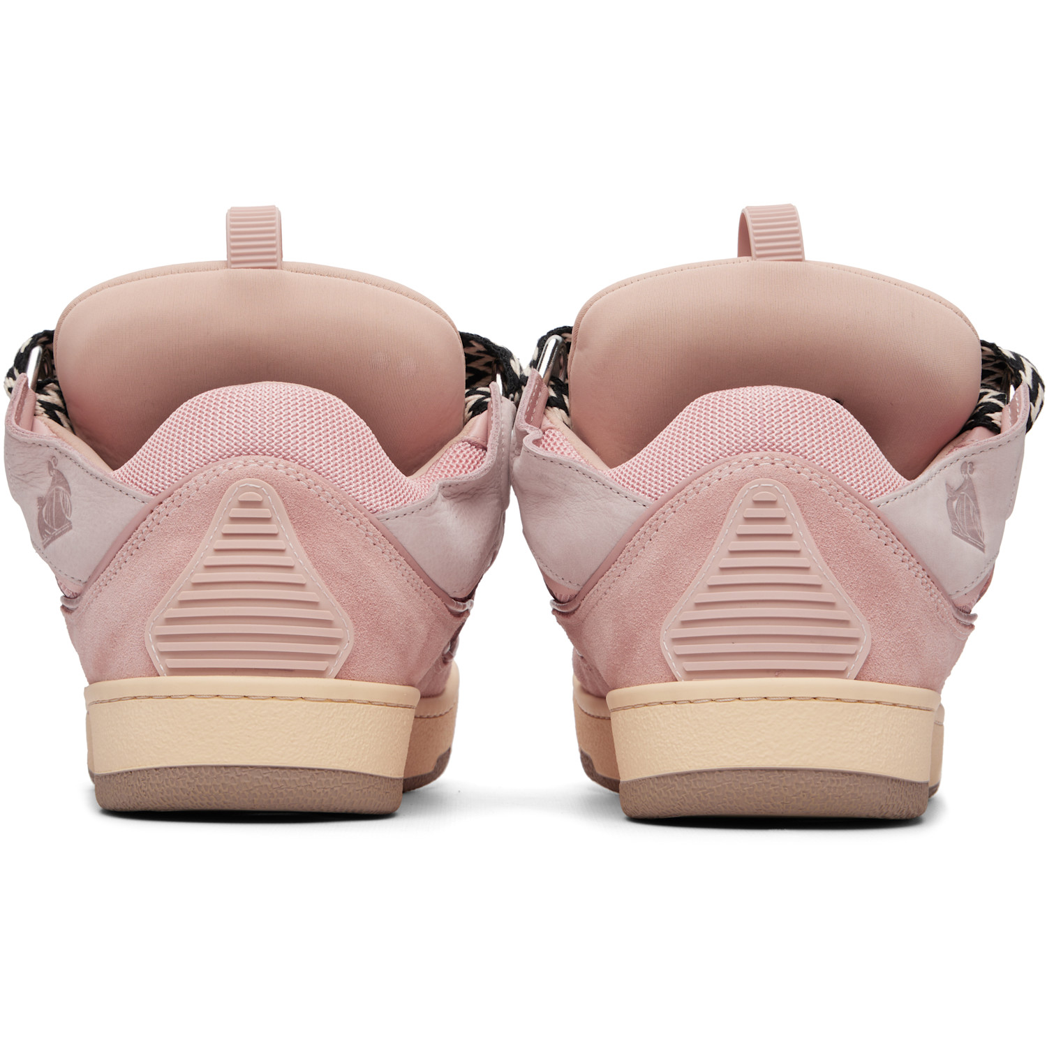  Lanvin Pink Curb Sneakers 