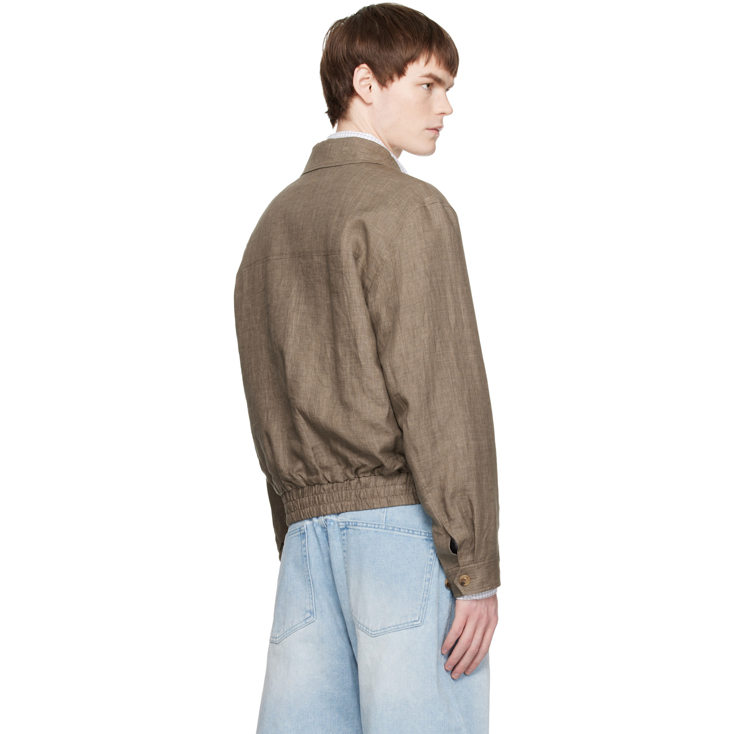  Coor Taupe Double Pocket Station Blouson Jacket 