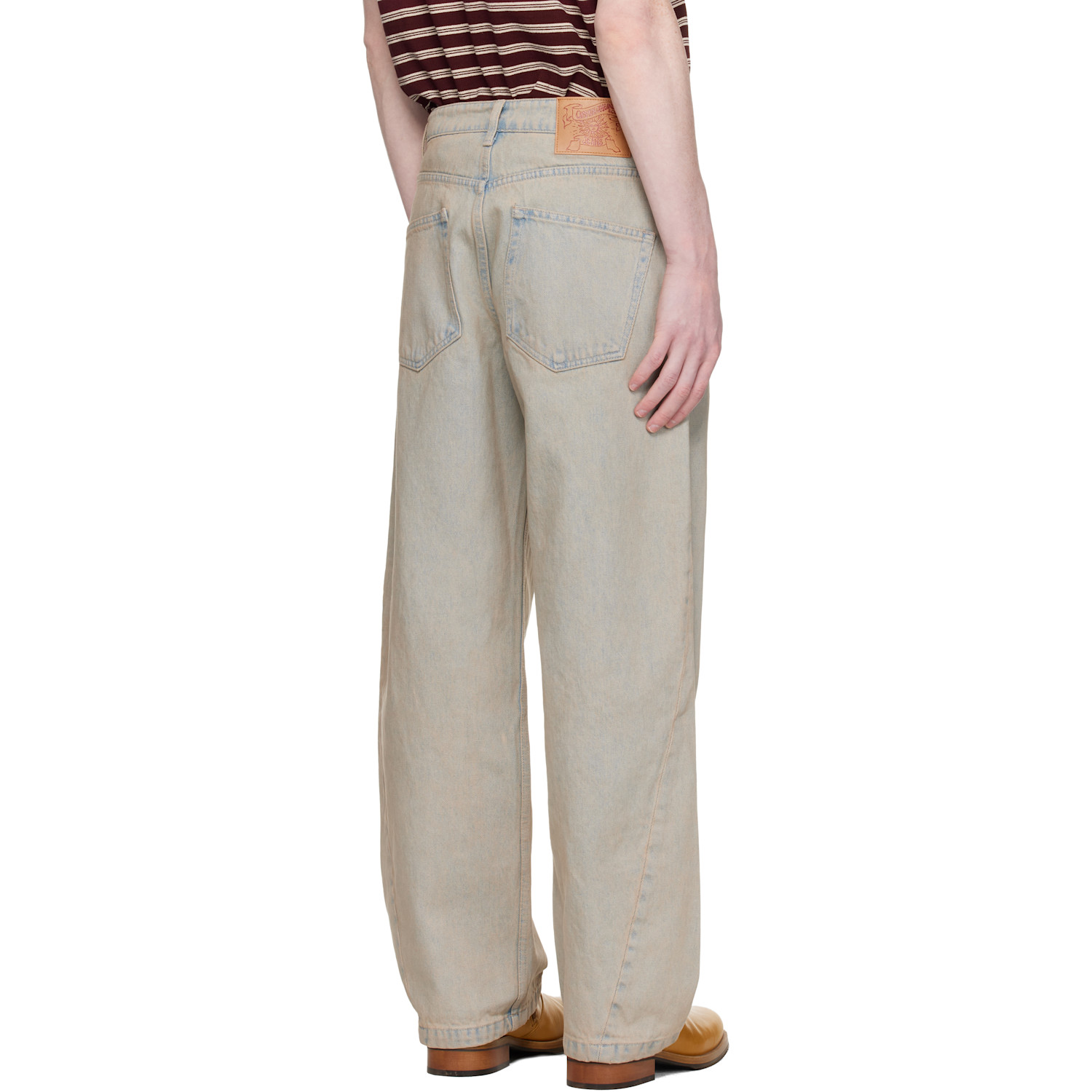  Coor Beige Back Side Tinted Jeans 