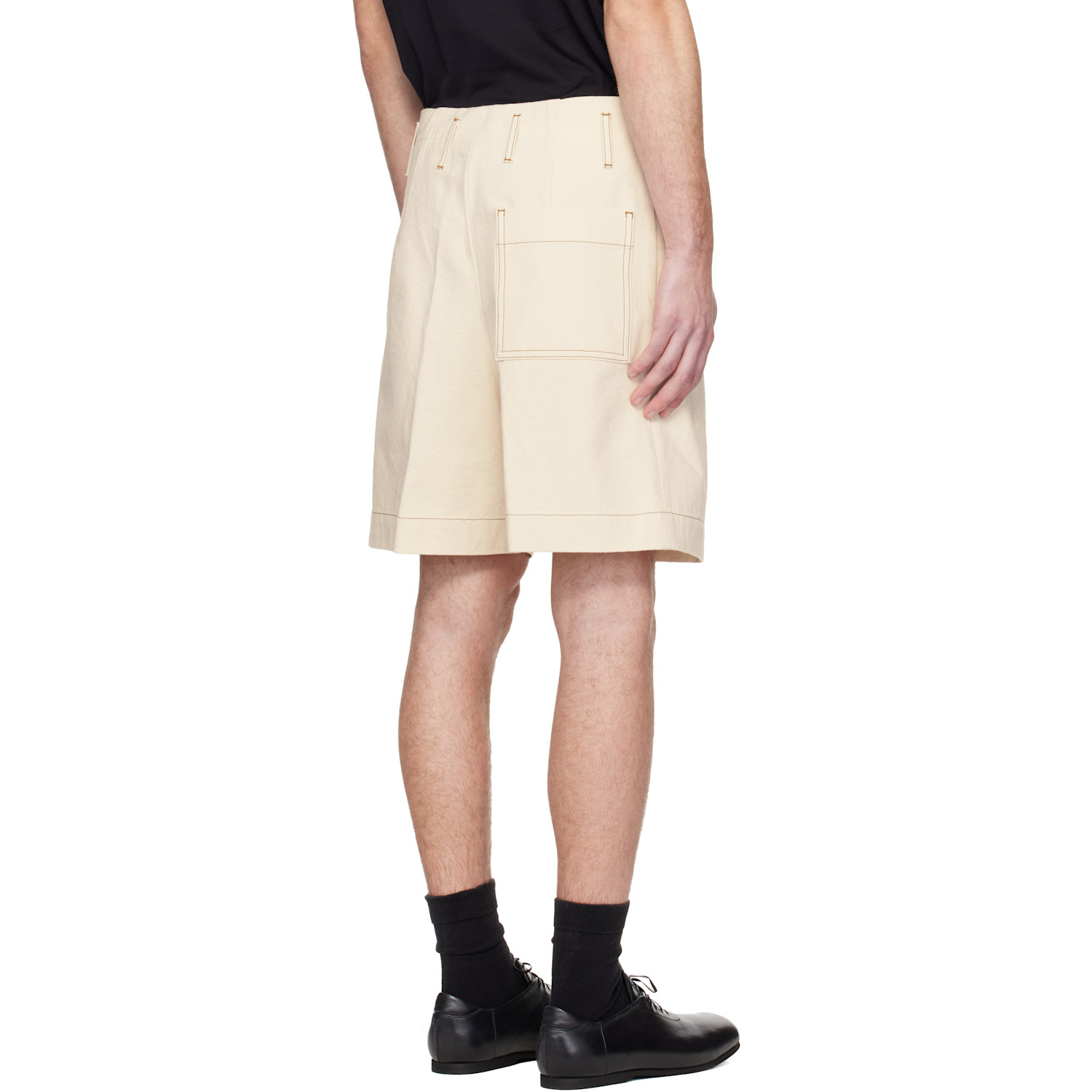  Lanvin Off-white High-waisted Shorts 