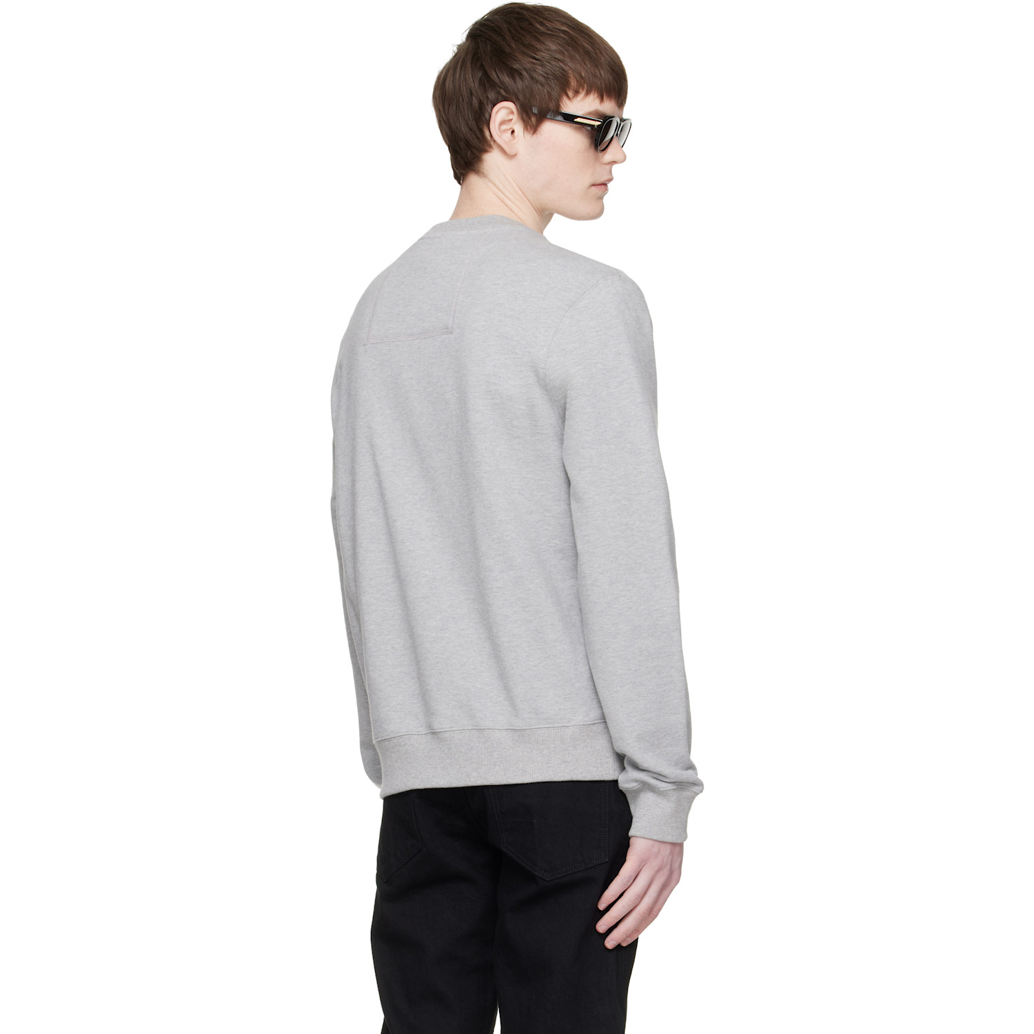  Lanvin Gray 'lanvin Ribbon' Sweatshirt 