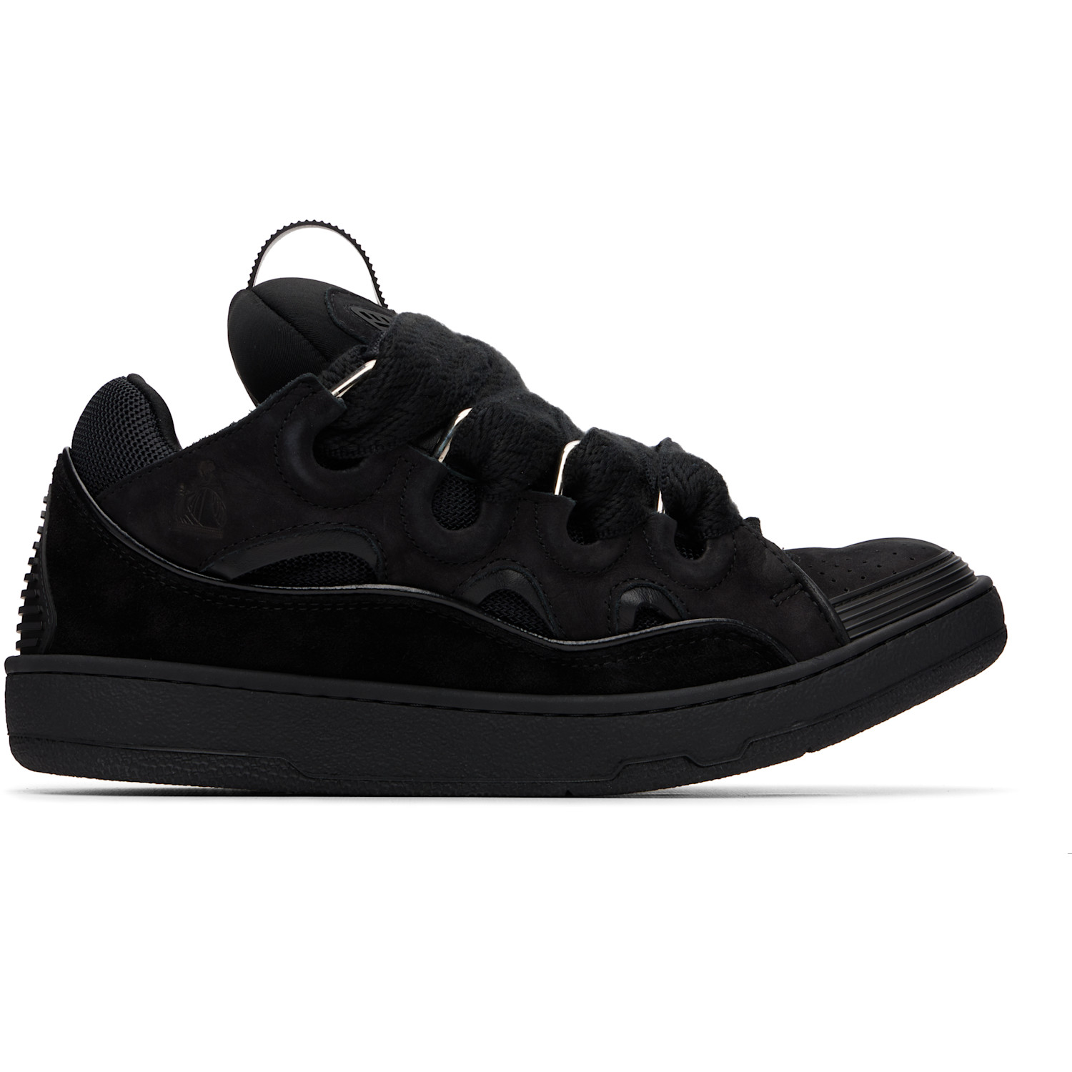 Lanvin Black Curb Sneakers | Smart Closet