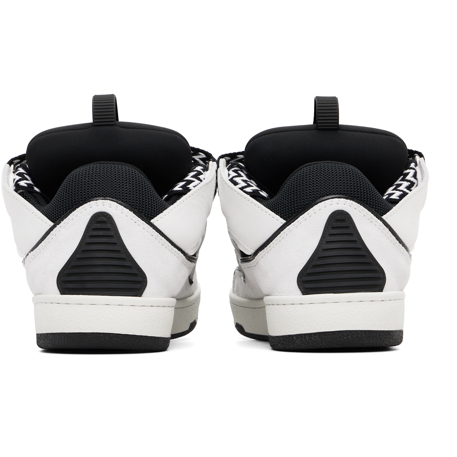  Lanvin White Curb Sneakers 