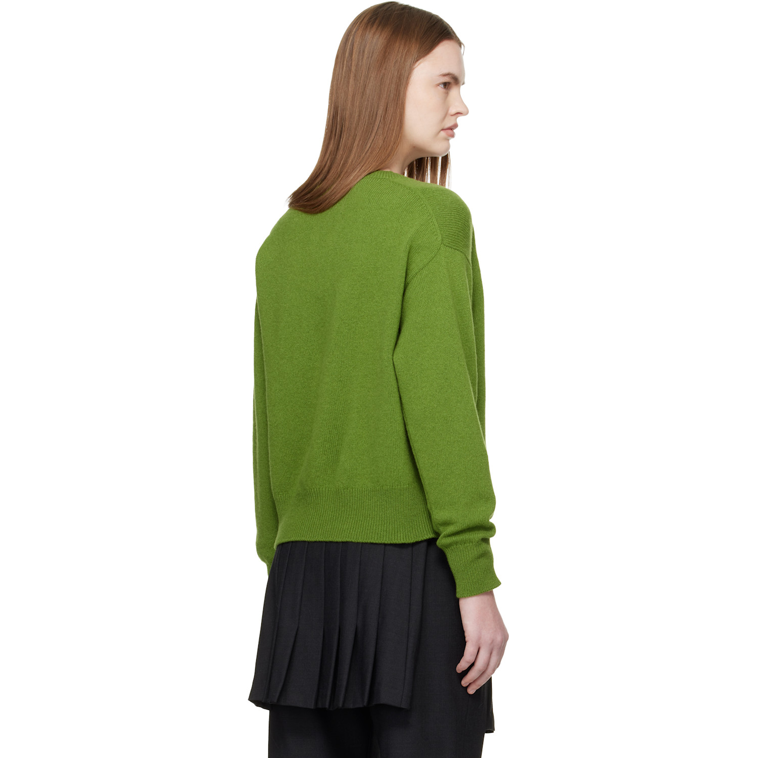  &daughter Green Ada Crewneck Cardigan 
