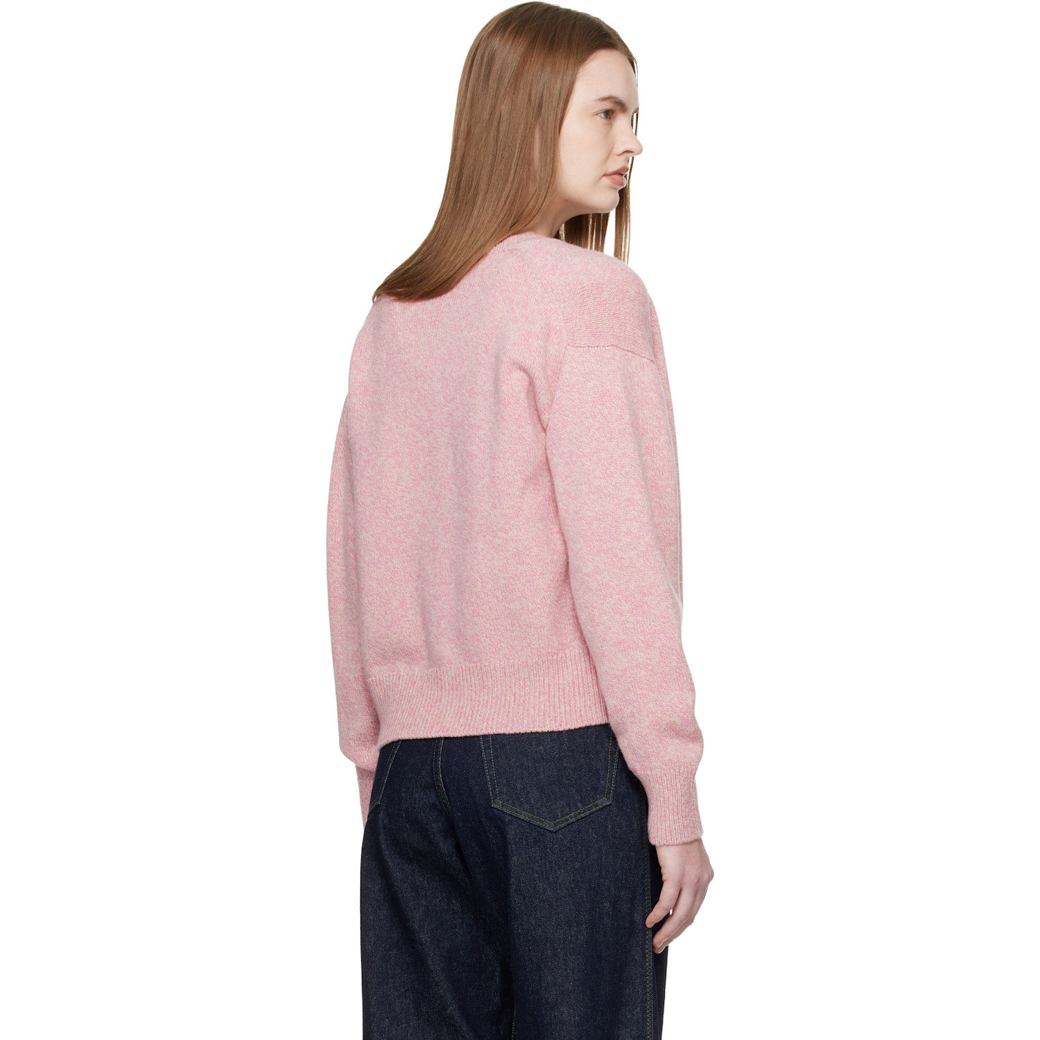  &daughter Pink Ada Crewneck Cardigan 