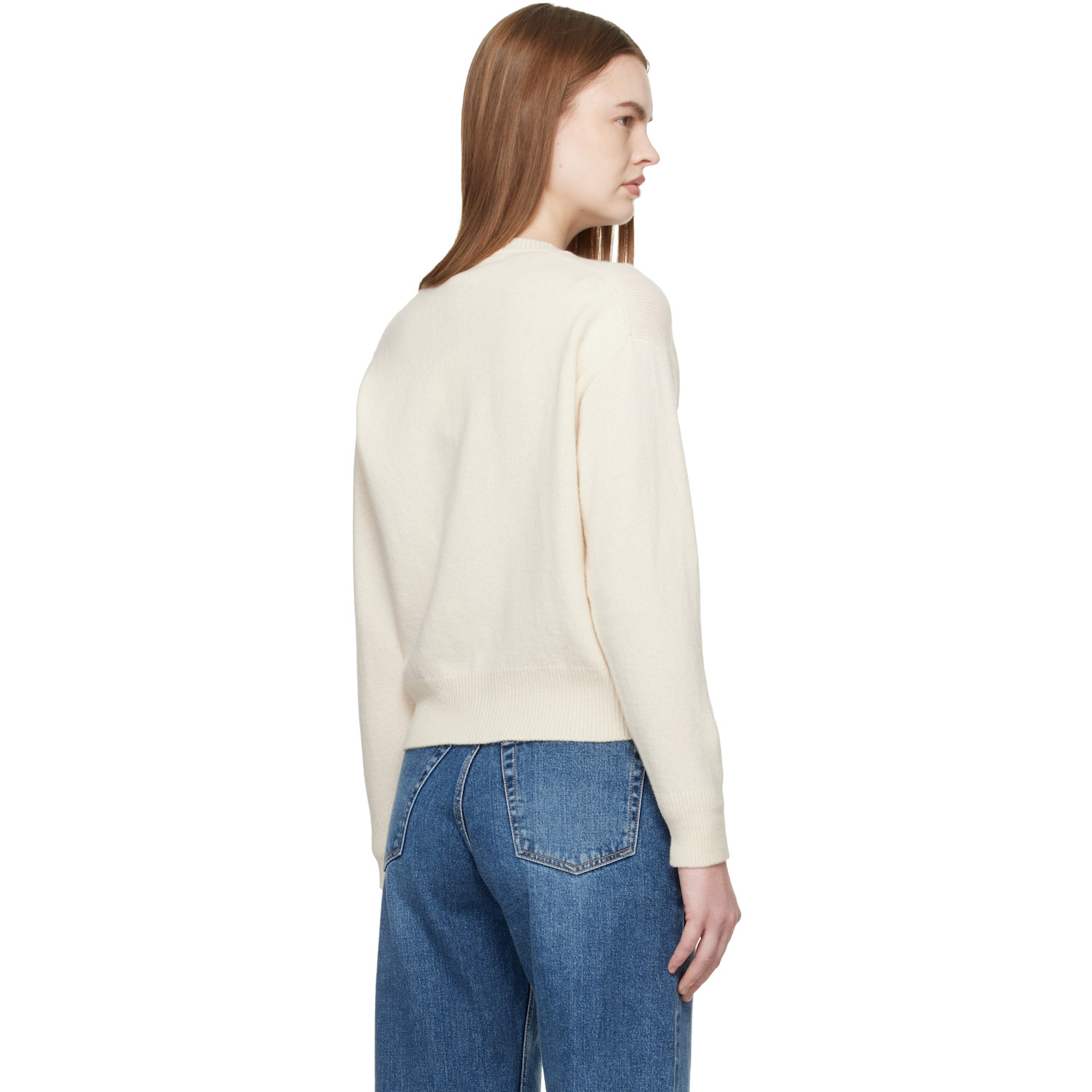  &daughter Off White Ada Crewneck Cardigan 