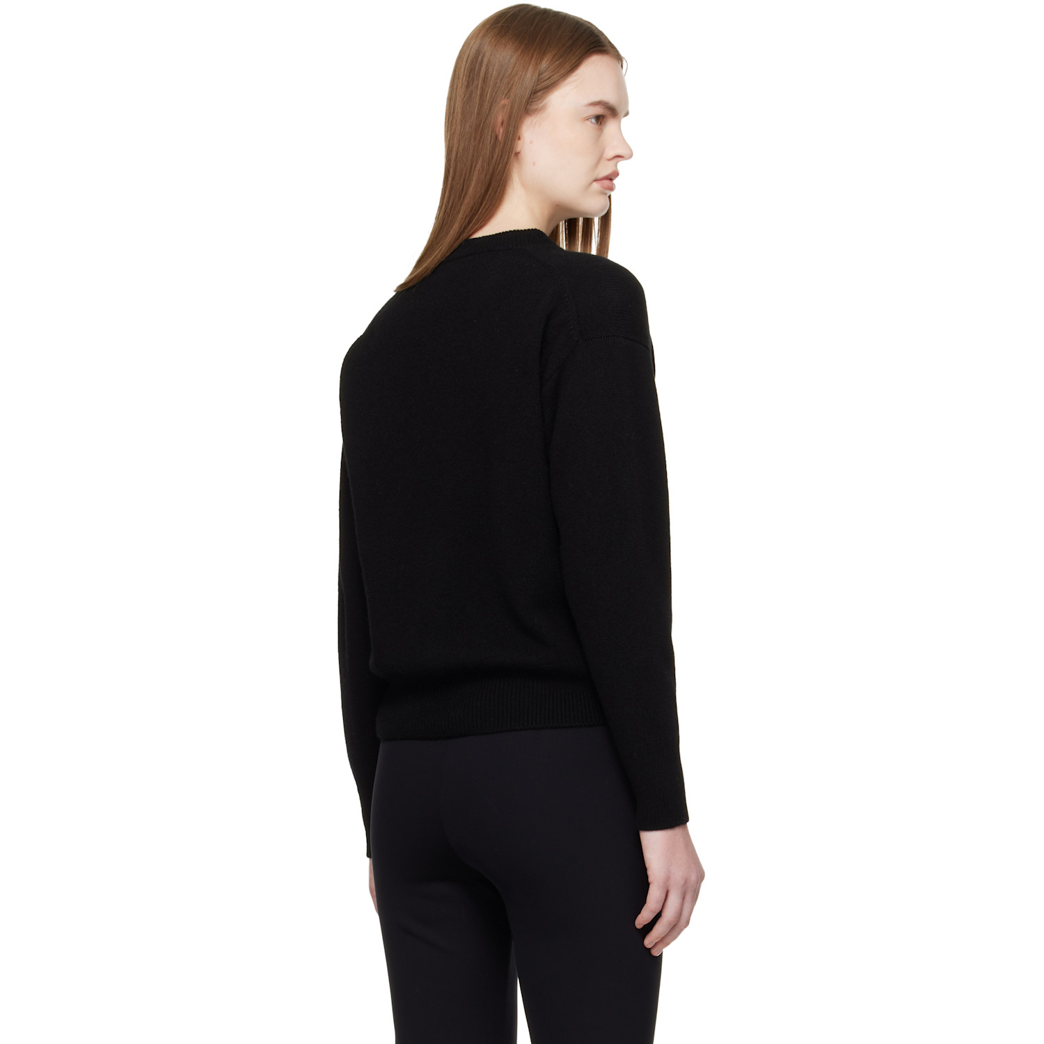  &daughter Black Ada Crewneck Cardigan 