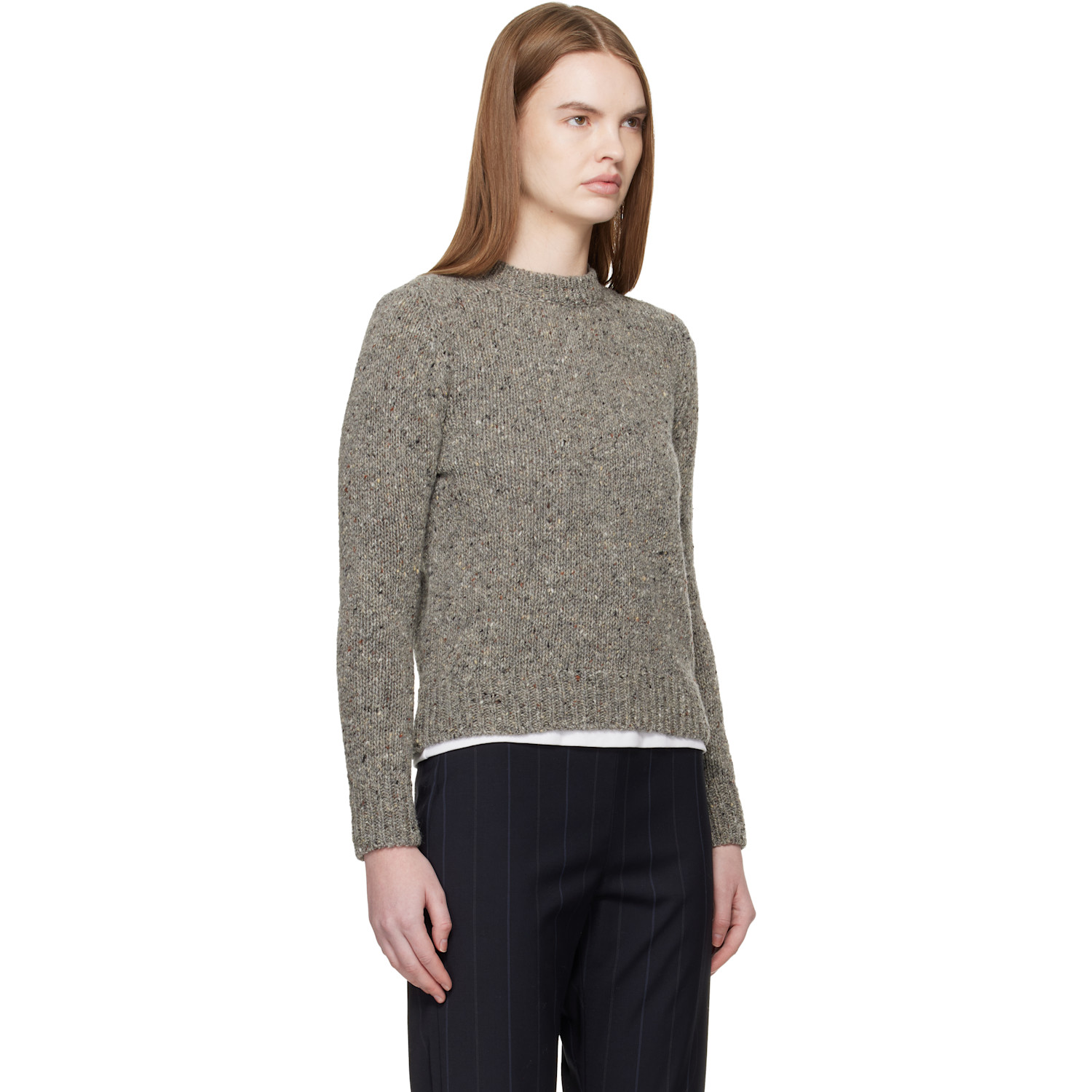  &daughter Gray Arden Donegal Sweater 