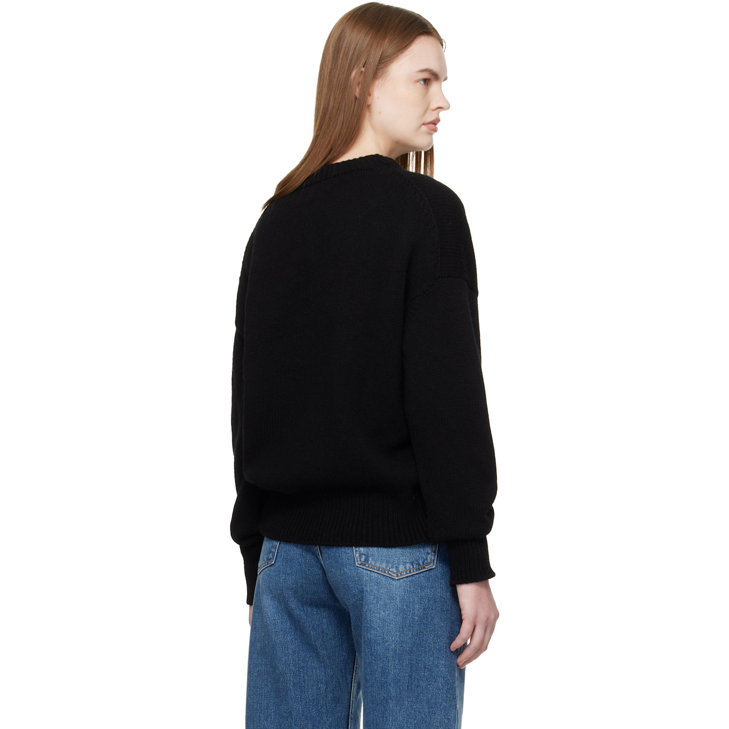  &daughter Black Balla Slouch V-neck Sweater 