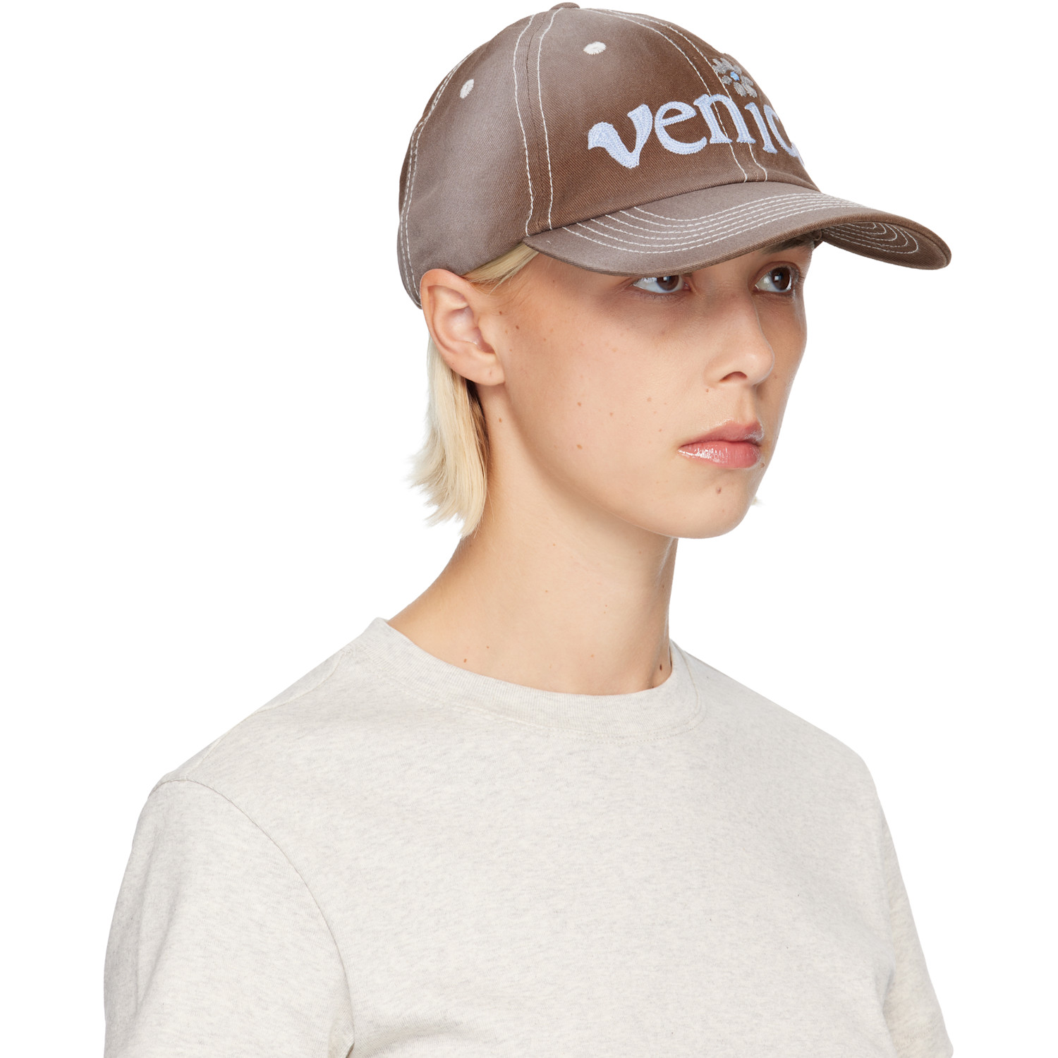  Erl Brown 'venice' Cap 