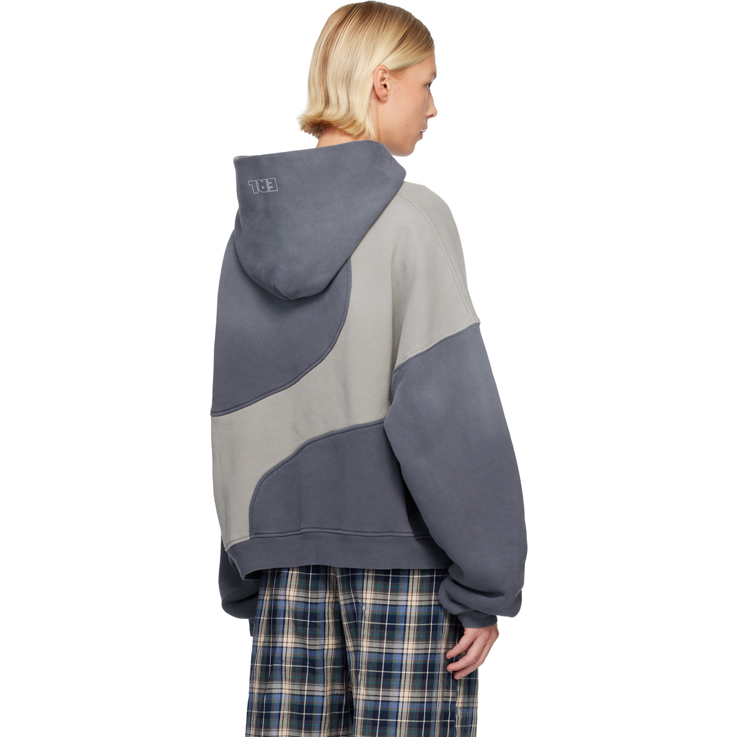  Erl Gray Wave Hoodie 