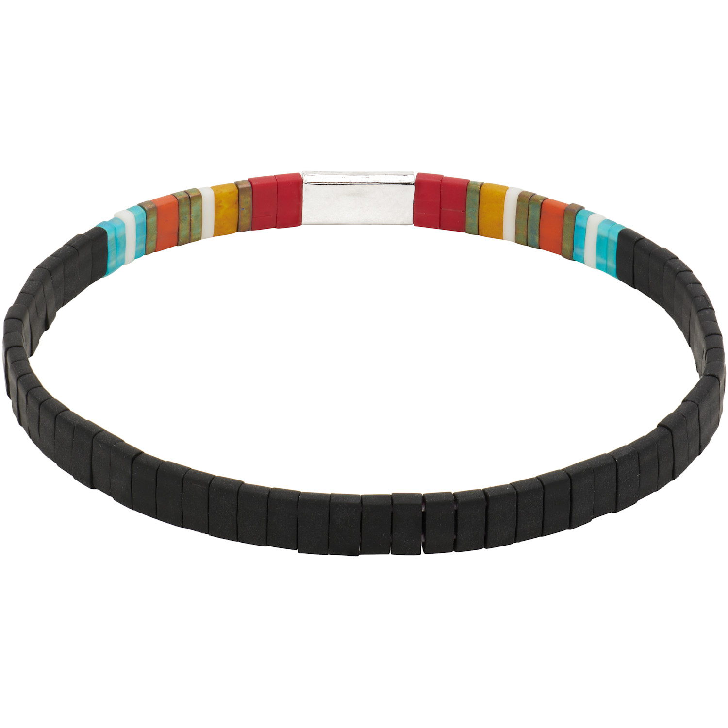  Paul Smith Stripe Flat Bead Bracelet 