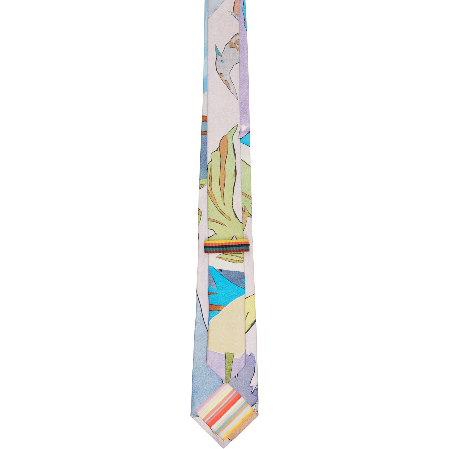  Paul Smith Multicolor Pastel 'river Collage' Tie 