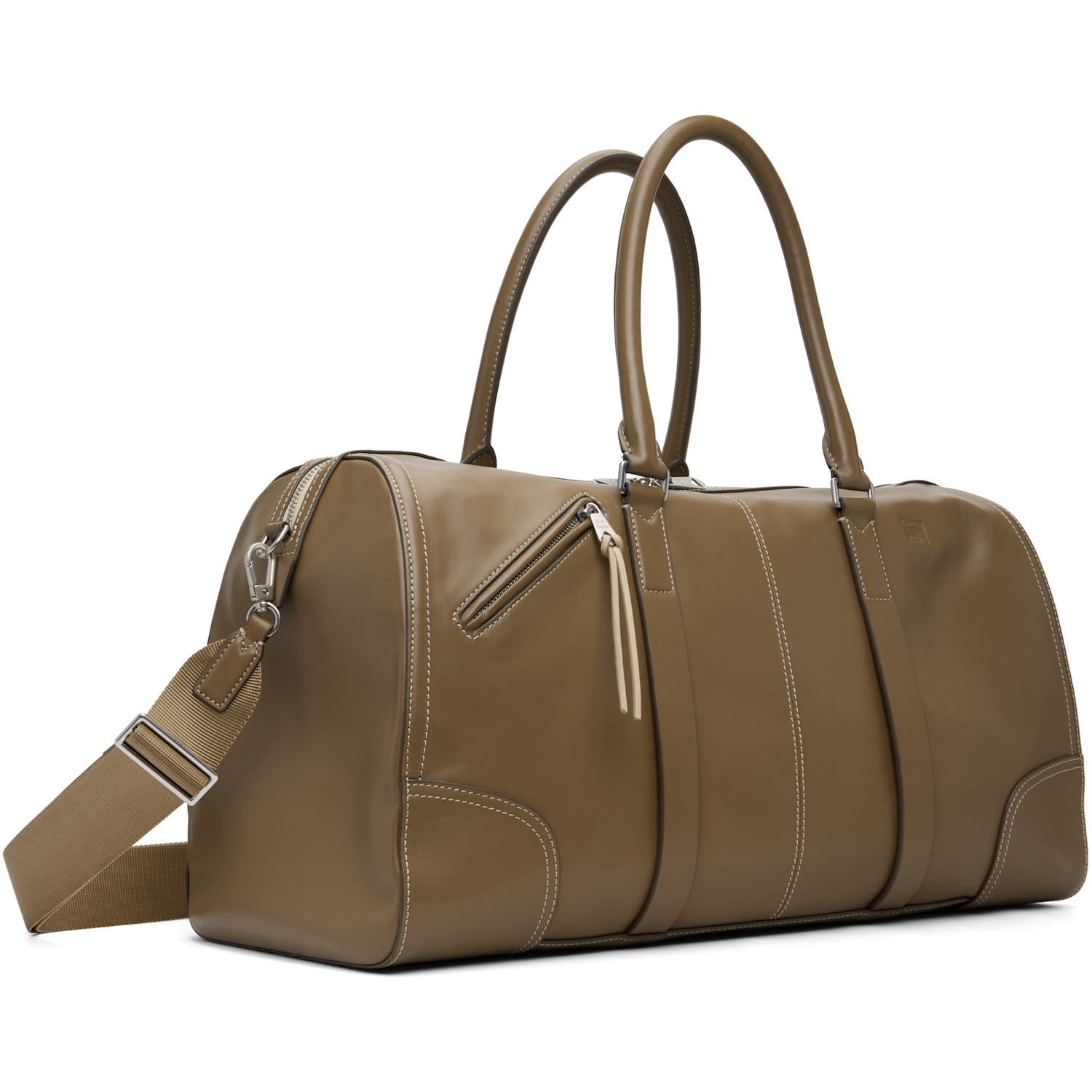  Paul Smith Taupe Duffle Crossbody Bag 